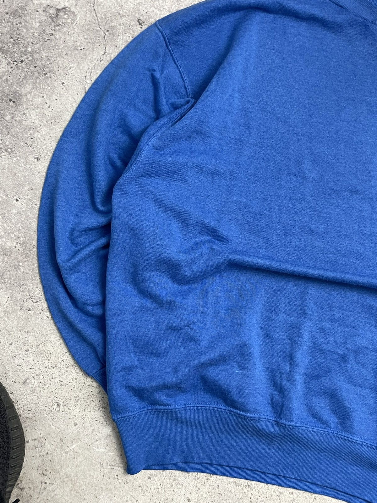 Nike Nike Vintage Sweatshirt, Streetwear Style, Rare Blue Colour Size US XL / EU 56 / 4 - 4 Thumbnail