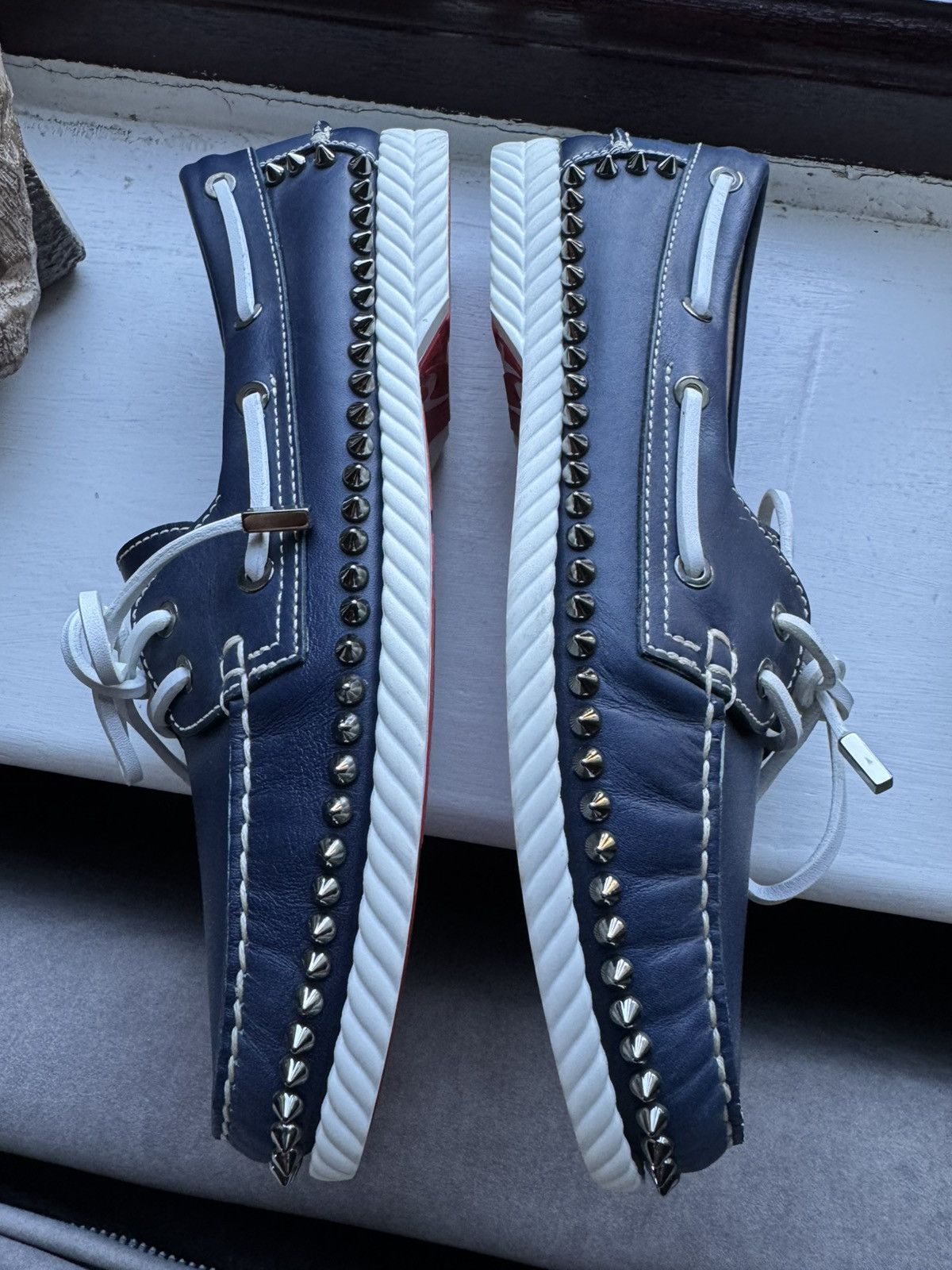 Christian Louboutin CHRISTIAN LOUBOUTIN deck boat shoes marked size 41.5 Size US 8.5 / EU 41-42 - 5 Thumbnail