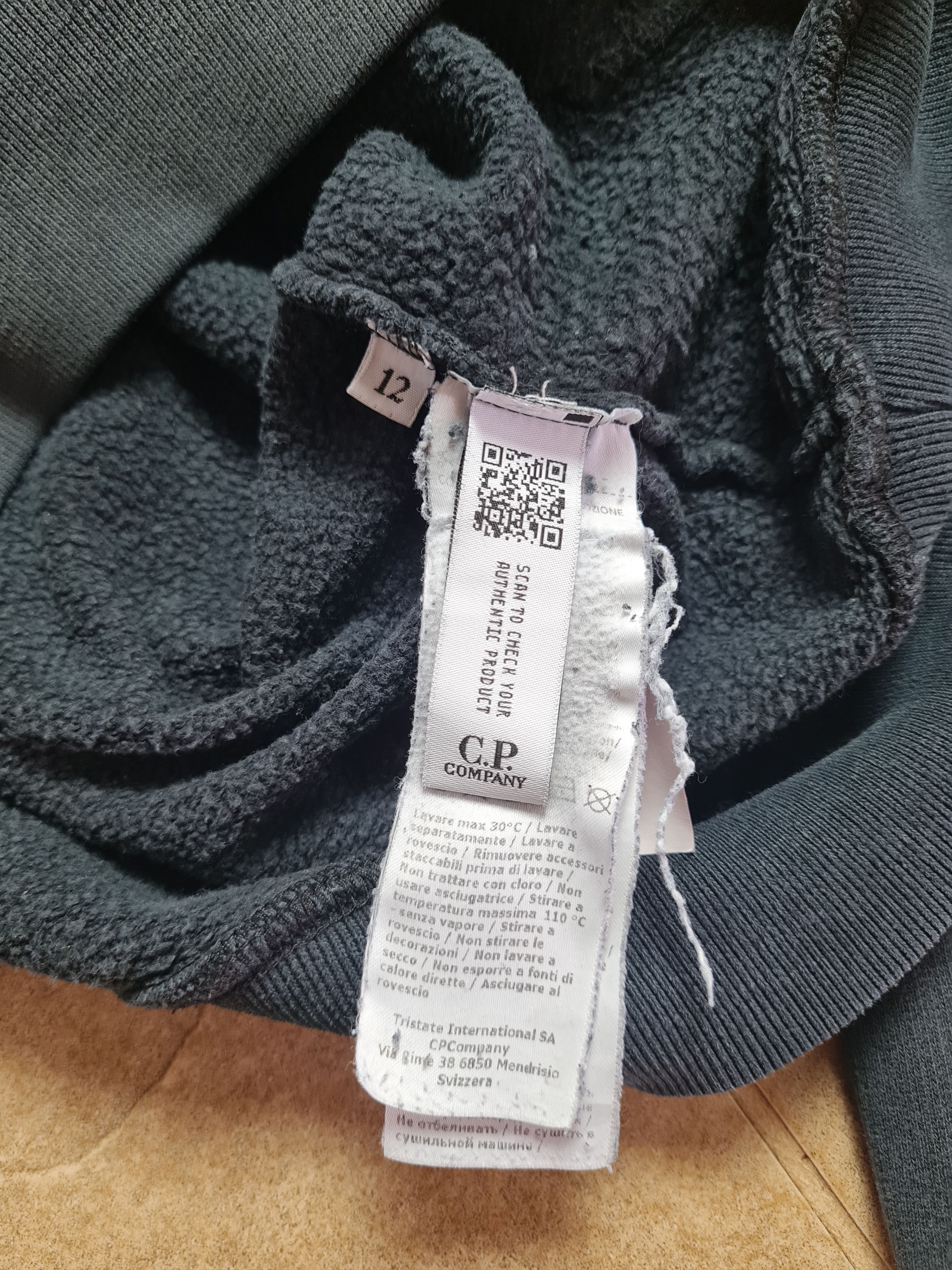 C.P. Company Vintage Hoodie CP Company Sweatshirt Grey With Knitted Hood Size US S / EU 44-46 / 1 - 14 Thumbnail