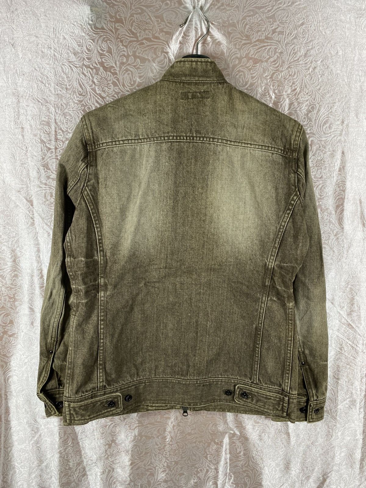 Nicole Club Hideaways Nicole Vintage Denim Jacket Olive Brown Workwear Size US S / EU 44-46 / 1 - 11 Thumbnail