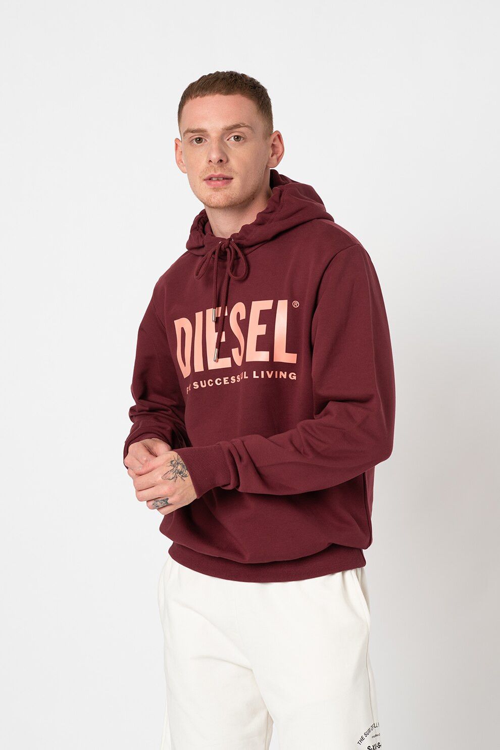 Diesel Burgundy sweatshirt Size US XL / EU 56 / 4 - 3 Thumbnail