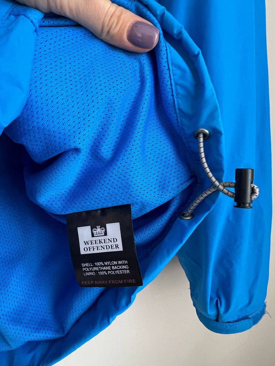 Weekend Offender Weekend Offender men's blue windbreaker jacket size M Size US M / EU 48-50 / 2 - 7 Thumbnail