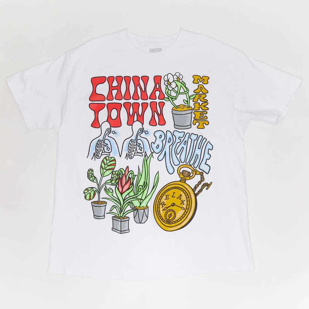 Market CHINATOWN MARKET TIME LORD T-SHIRT Size US XL / EU 56 / 4 - 1 Thumbnail