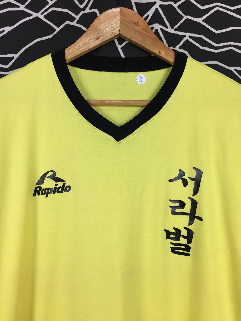 Japanese Brand × Vintage Rapido Samsung Sports Fashion Brand Sportswear V-Neck Tee Size US L / EU 52-54 / 3 - 3 Thumbnail