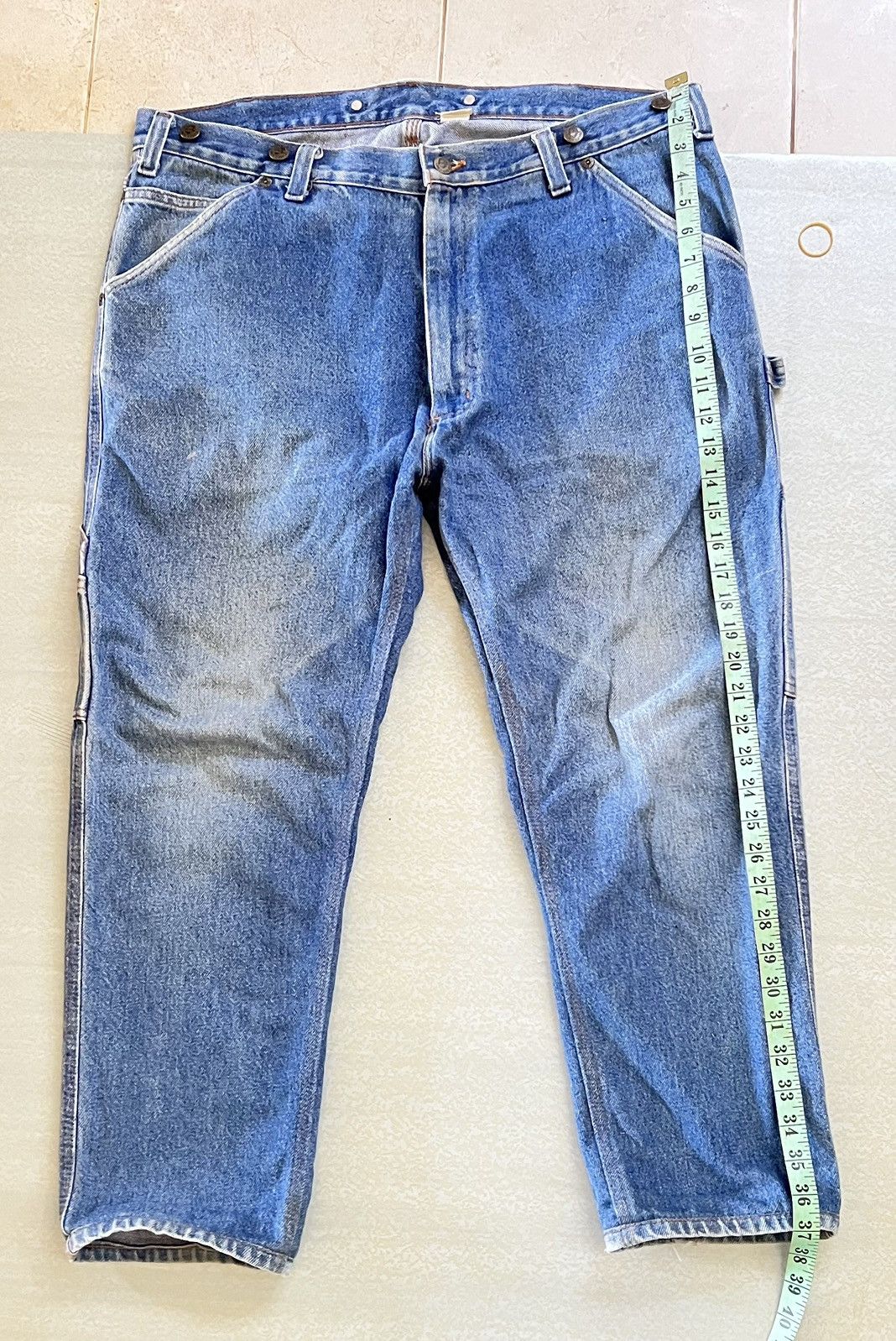 Ben Davis × Vintage Vintage Ben Davis Workwear Carpenter Cargo Pants USA Size US 38 / EU 54 - 3 Thumbnail