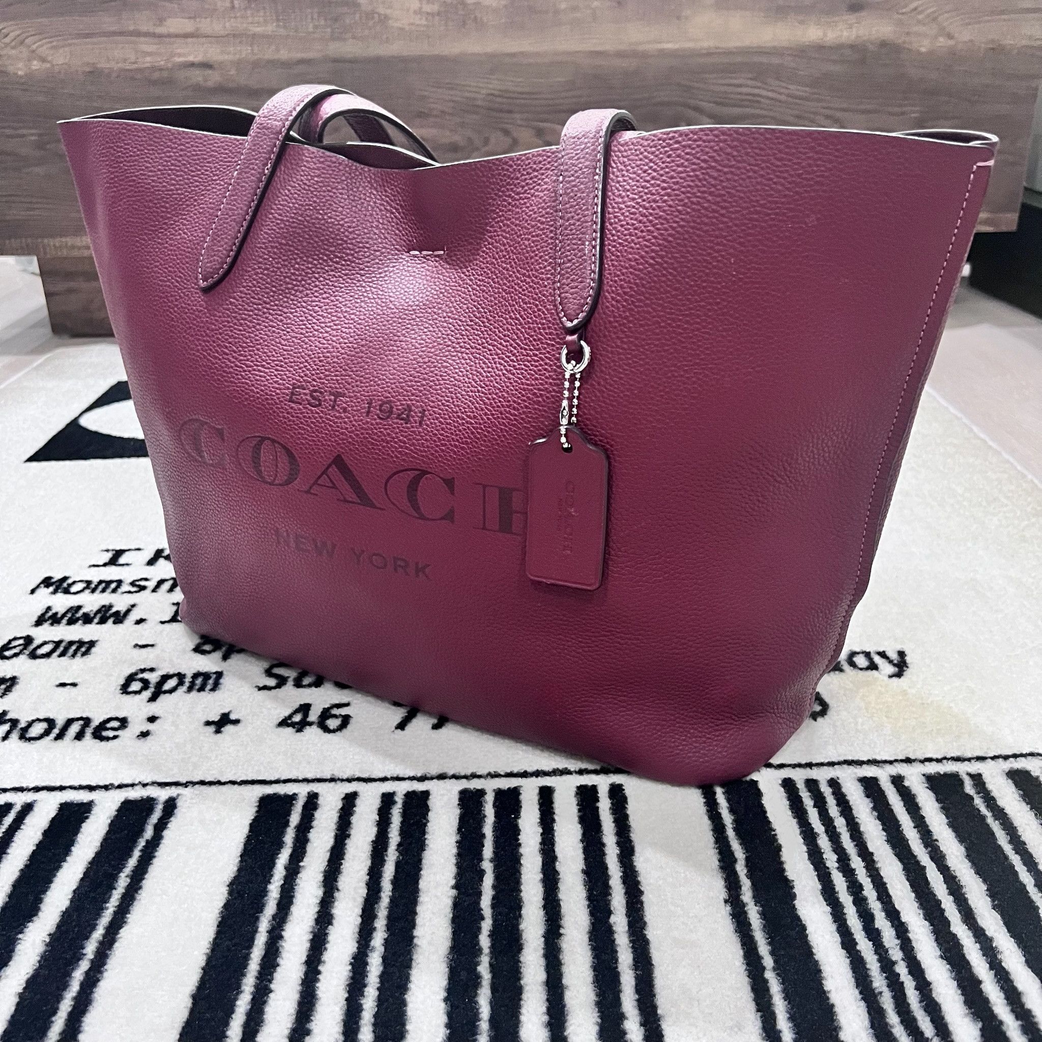 Coach Coach Pebble Leather Cameron Large Tote Shoulder Bag Size ONE SIZE - 3 Thumbnail