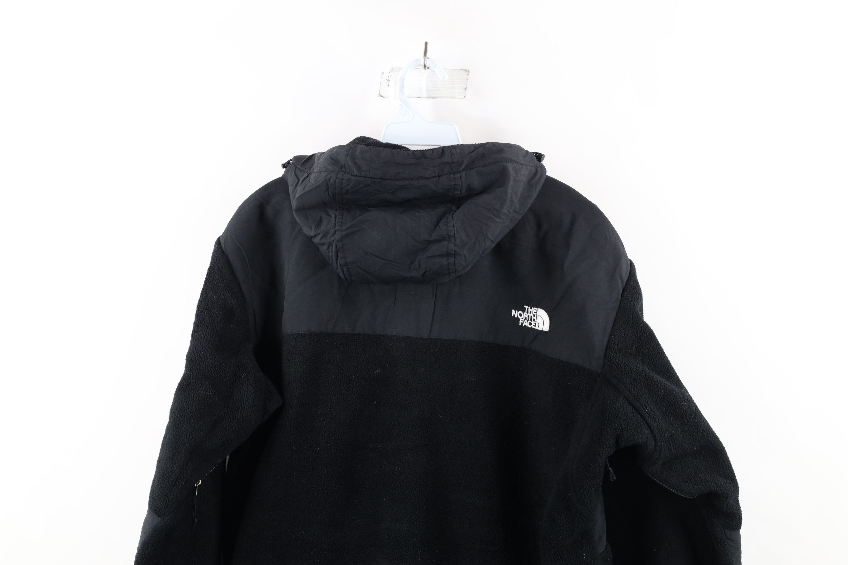 The North Face × Vintage Vintage The North Face Hooded Denali Fleece Jacket Black Size US L / EU 52-54 / 3 - 14 Thumbnail
