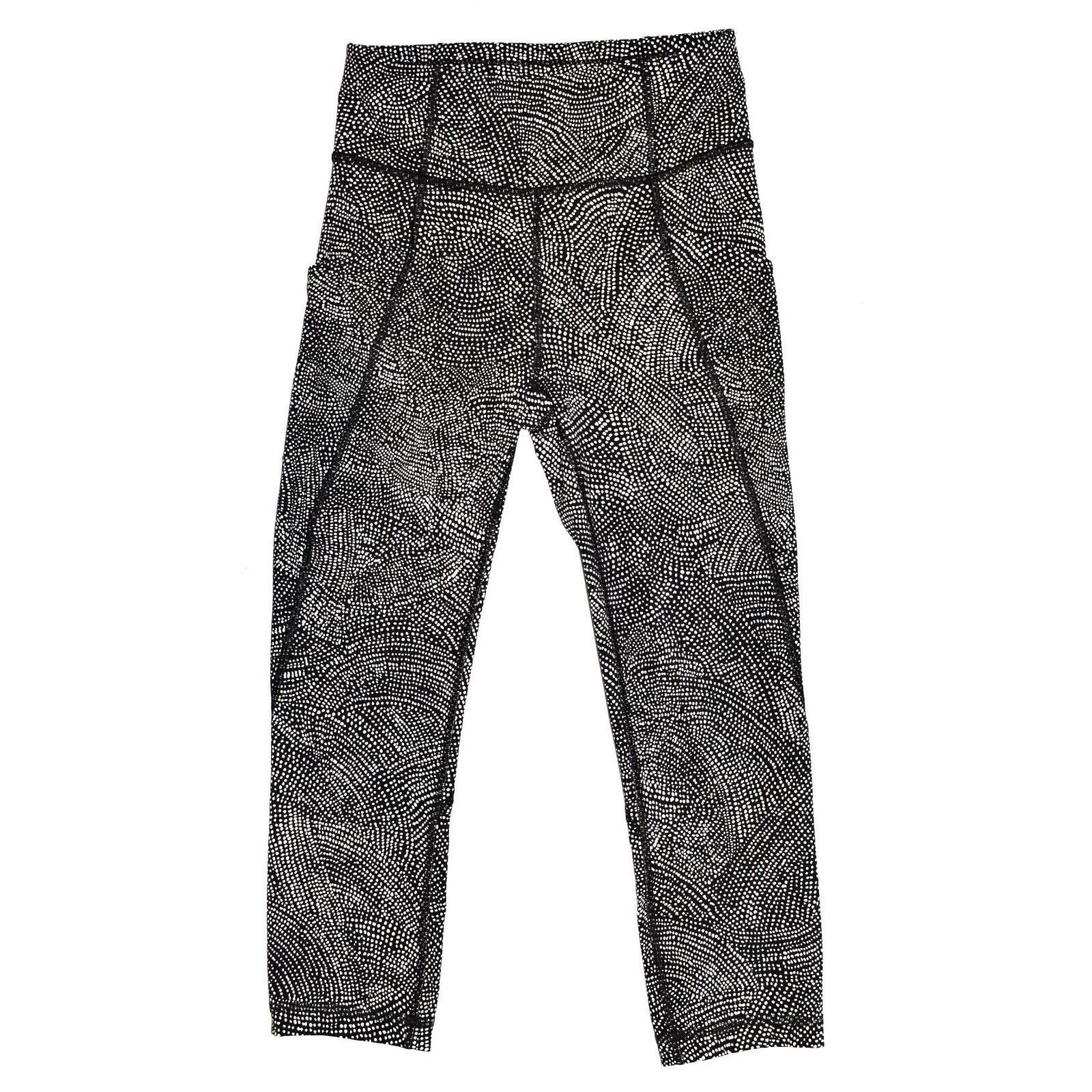 Lululemon LULULEMON AHTLETICA Black White Dot Printed Pockets Pants 4 Size 26" / US 2 / IT 38 - 1 Thumbnail