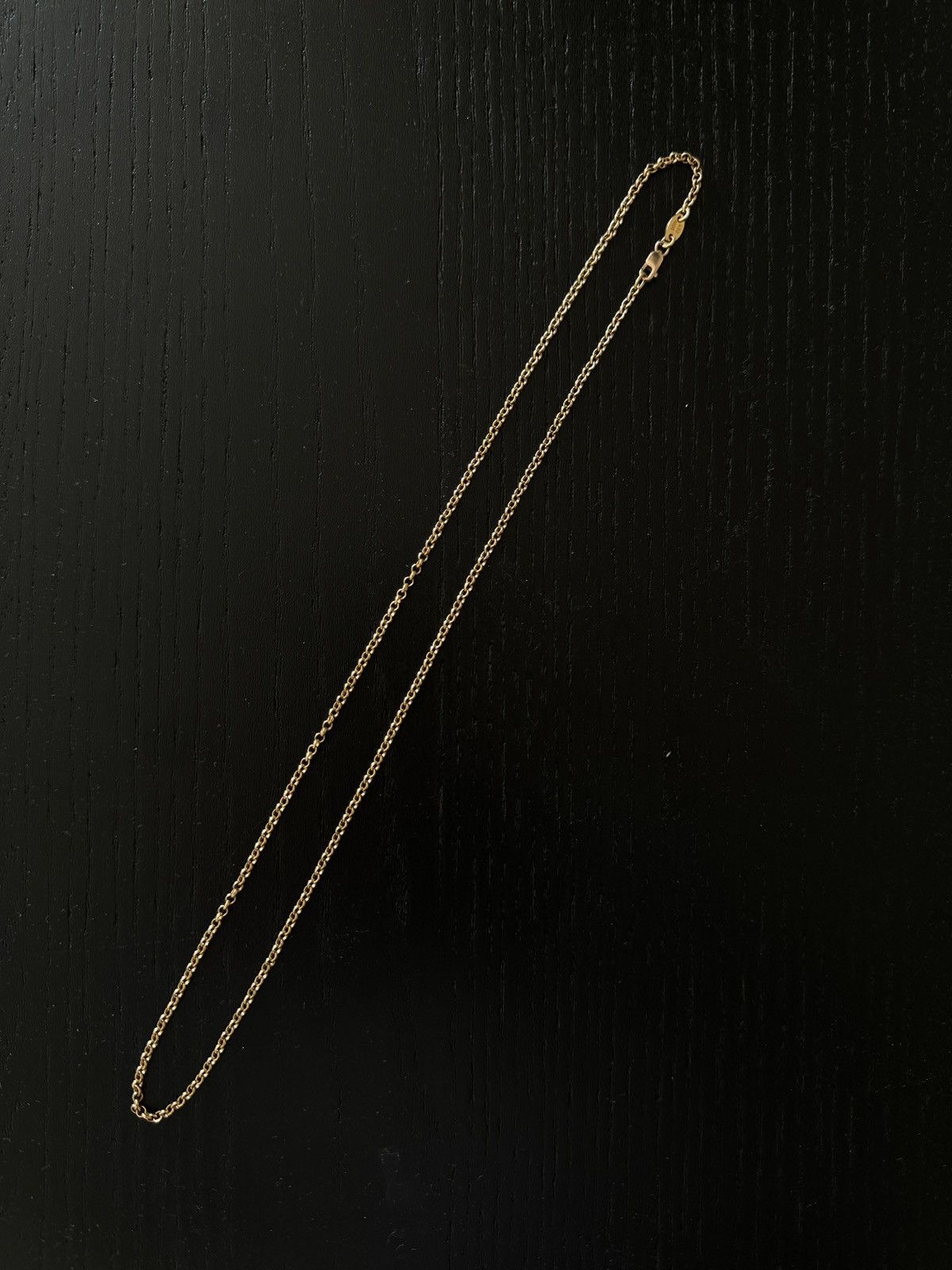 image of Chrome Hearts Gold Roll Chain Necklace - 20”, Men's