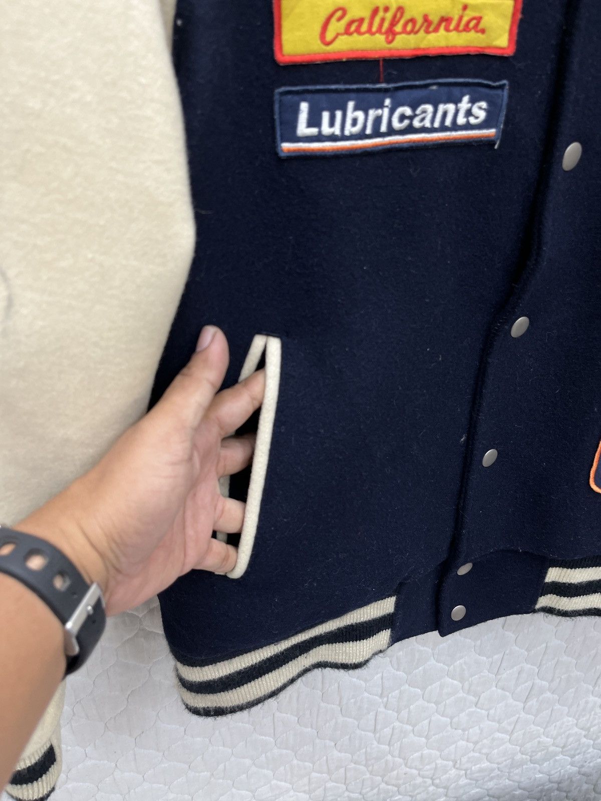 Sports Specialties 🔥🔥🔥STEALS 76 LUBRICANTS MOTOR OIL VARSITY JACKET Size US M / EU 48-50 / 2 - 16 Thumbnail