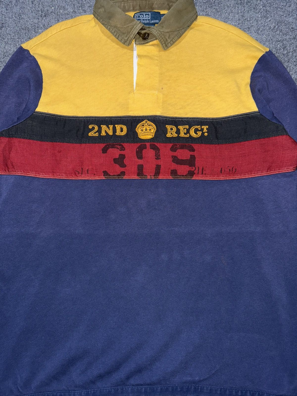 Polo Ralph Lauren Polo Ralph Lauren 2nd Regt Rugby Union Jack XL Size US XL / EU 56 / 4 - 2 Thumbnail