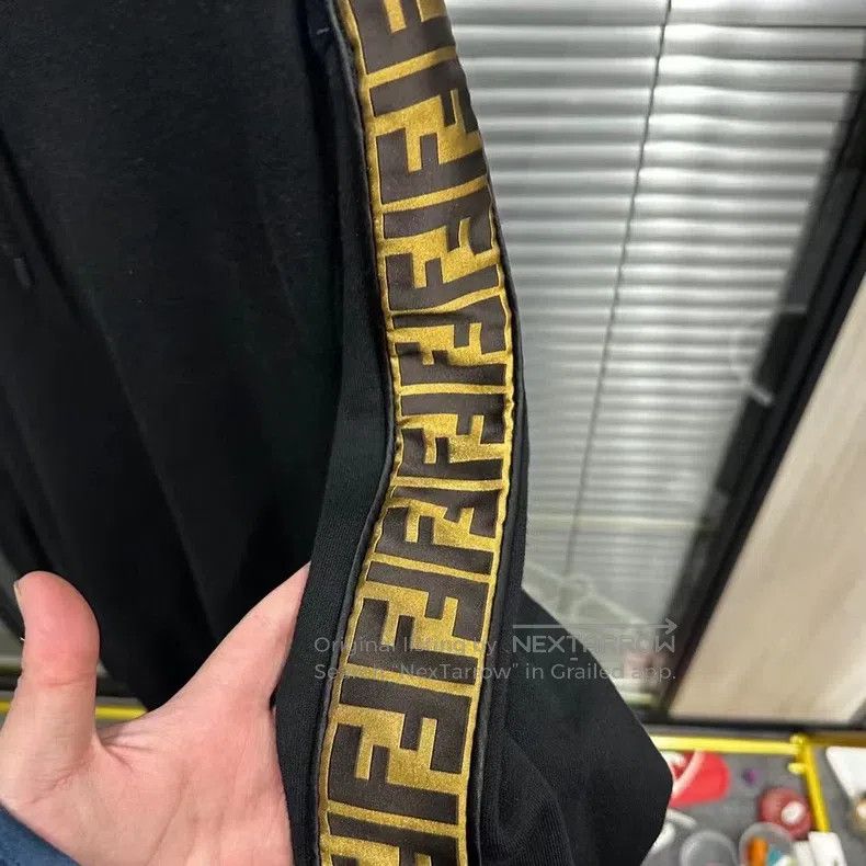 Fendi Fendi Double F Striped Hoodie Size US M / EU 48-50 / 2 - 3 Thumbnail
