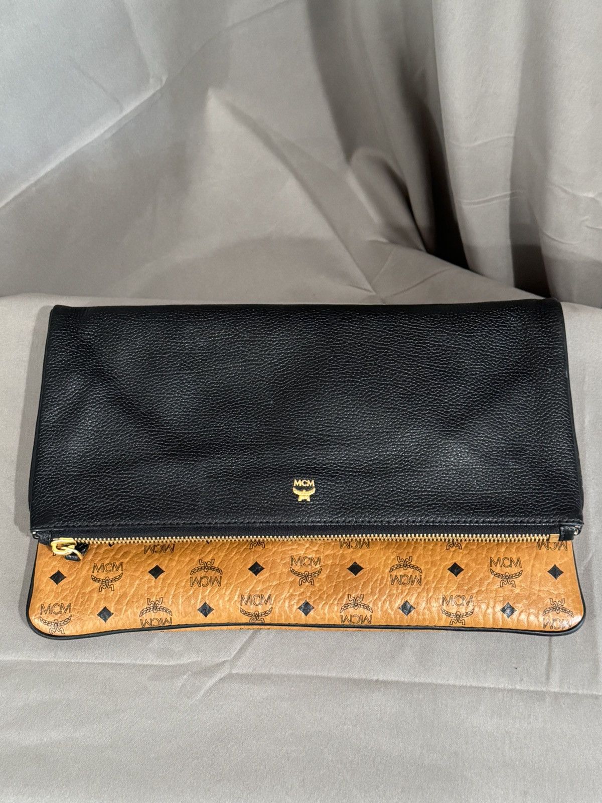 MCM MCM Corina Visetos Foldover Crossbody MYZTSCNO2BKO01 Size ONE SIZE - 1 Thumbnail