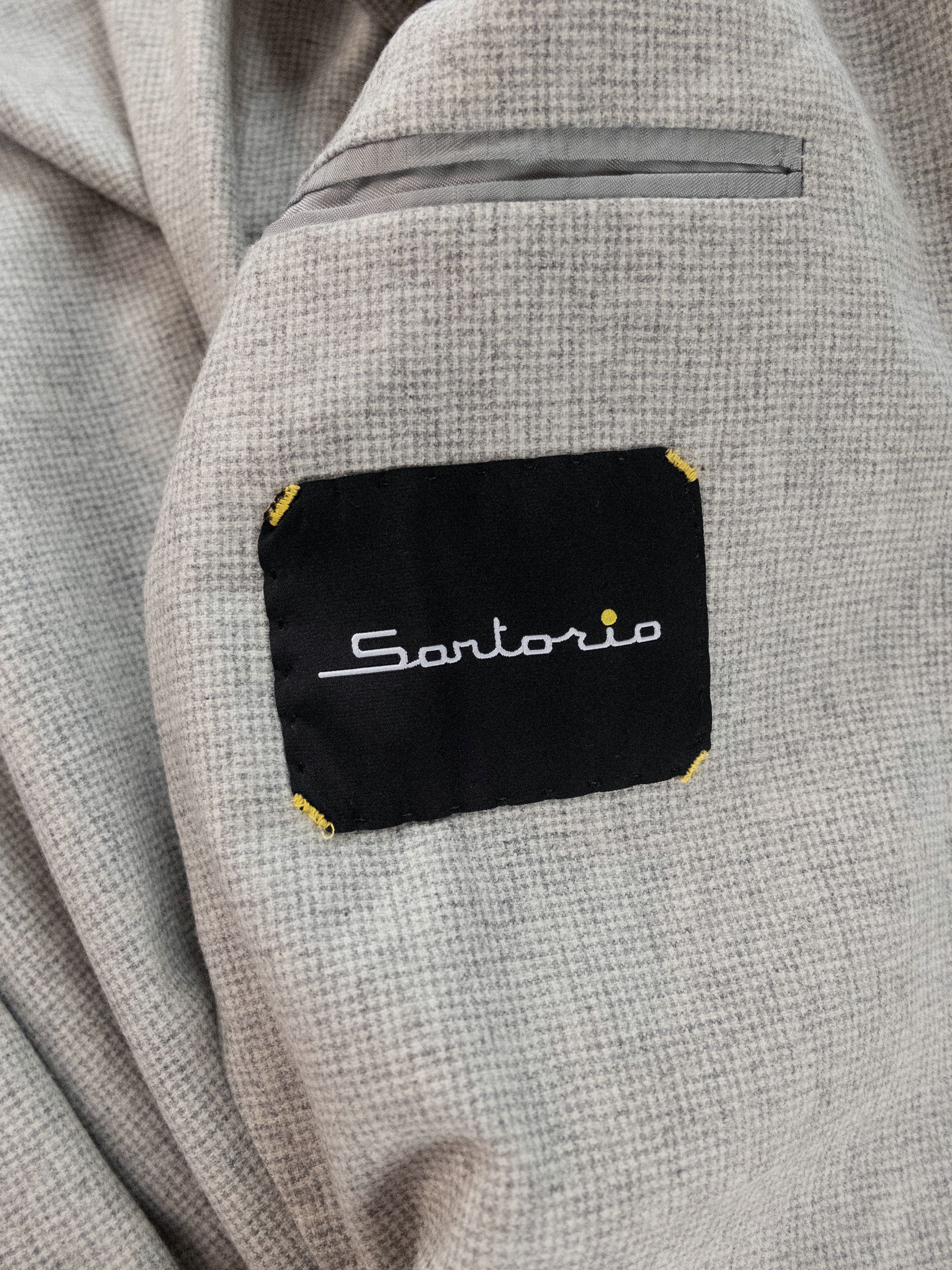 SARTORIO SARTORIO Napoli by Kiton light gray wool cashmere suit 44 54 Size 44R - 9 Thumbnail