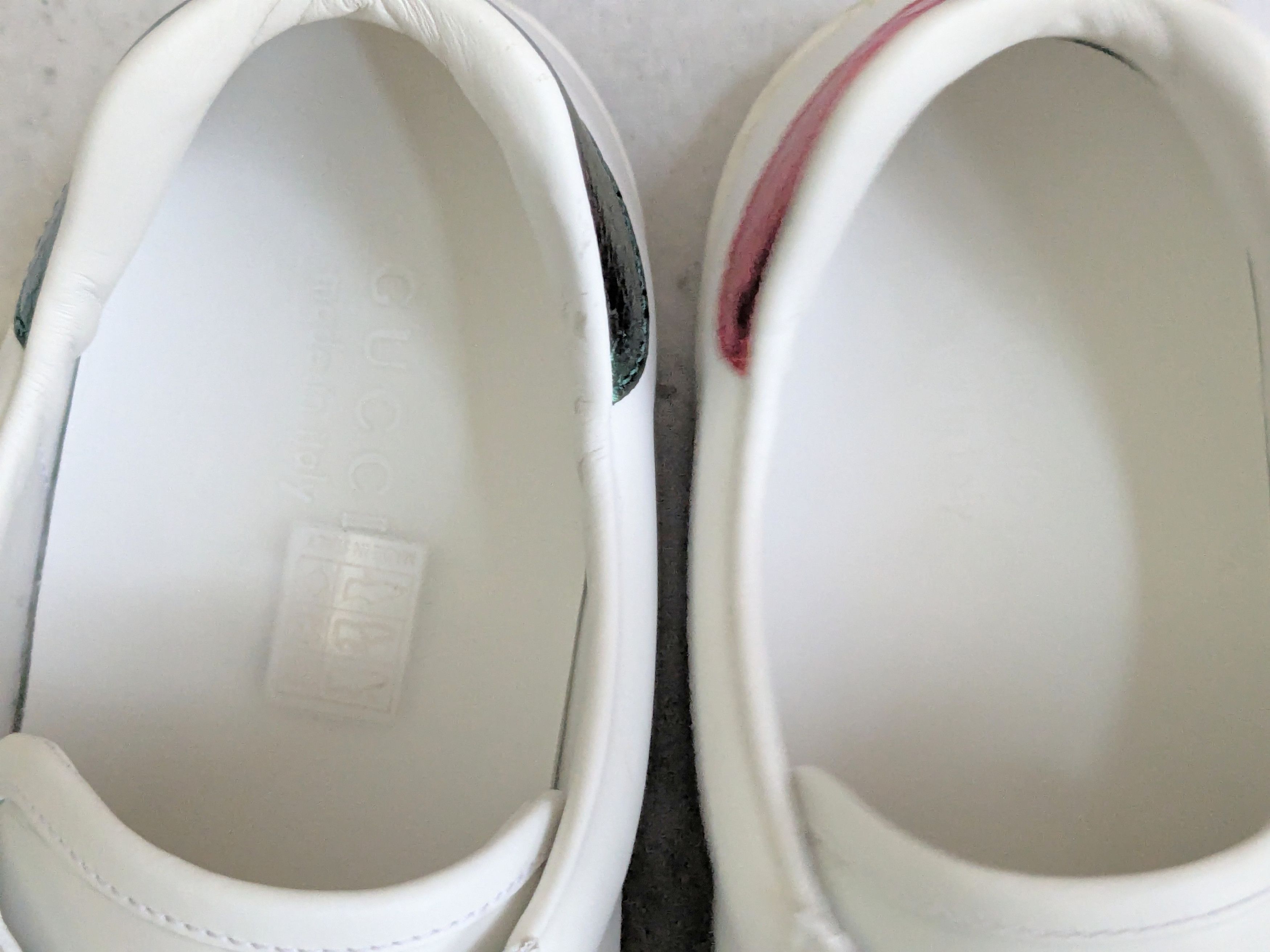 Gucci Gucci Ace Sneakers Snake 12.5 White Leather Low Tops Size US 12.5 / EU 45-46 - 8 Thumbnail