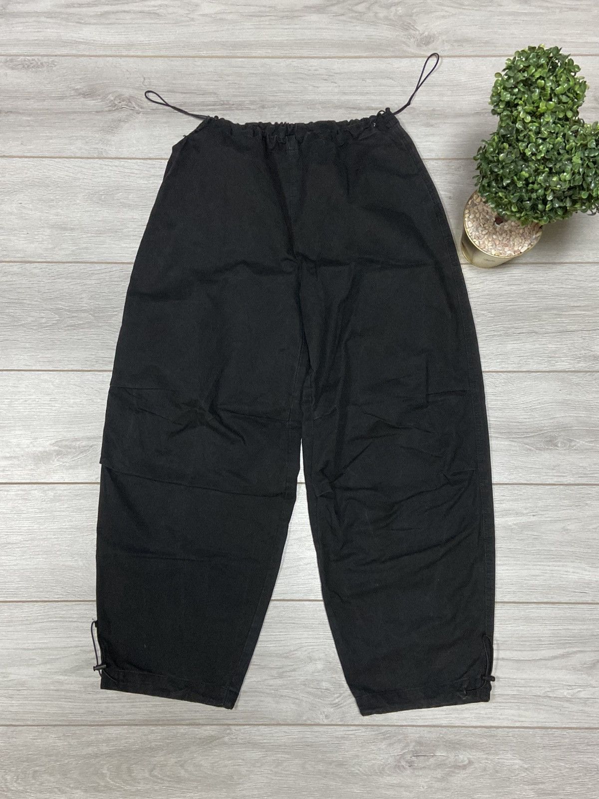 Vintage Designer wide leg parachute ninja pants Size US 31 - 1 Thumbnail
