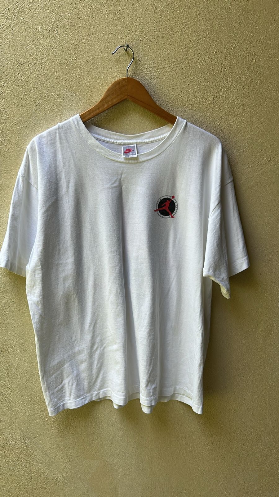 1991 Jordan Flight Club White Shirt