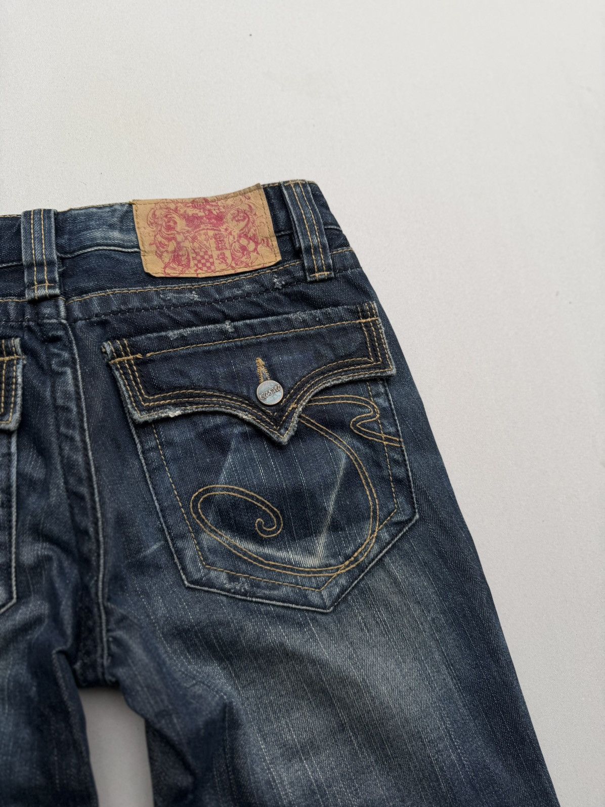 Japanese Brand CASVA flare jeans Size US 27 - 8 Thumbnail
