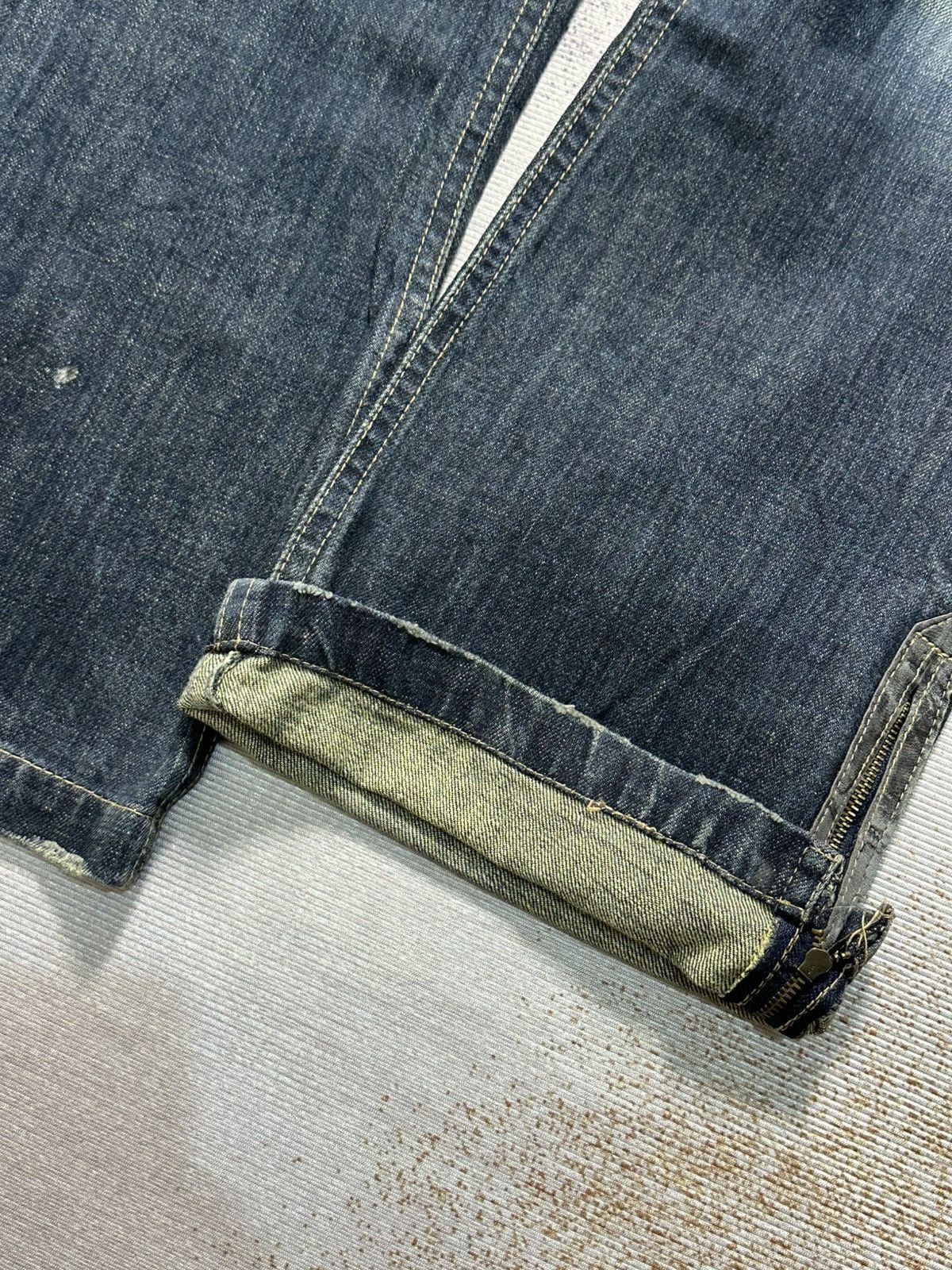 GOSTAR DE FUGA 2000s Flare Fuga Black Stone Washed Denim Jeans Size US 36 / EU 52 - 7 Thumbnail