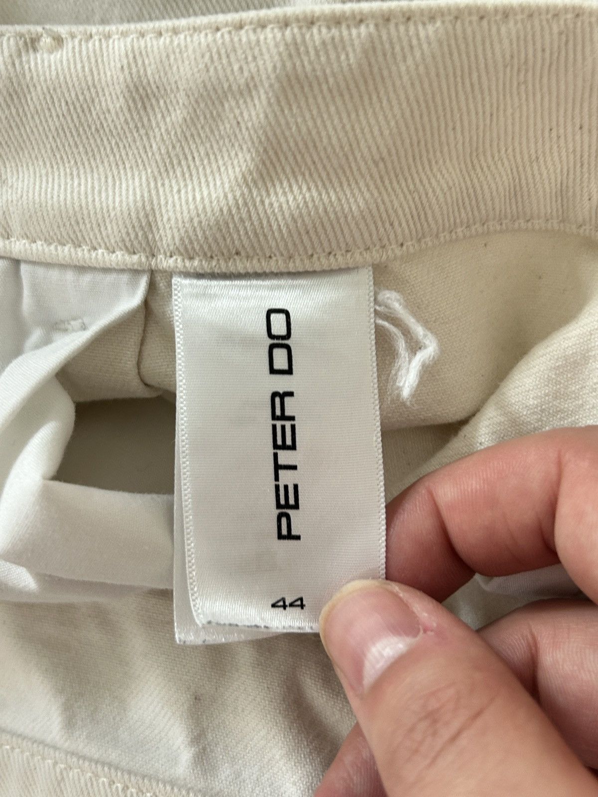 Peter Do SS22 Pleated Belted Oversized Jeans Size US 34 / EU 50 - 7 Thumbnail