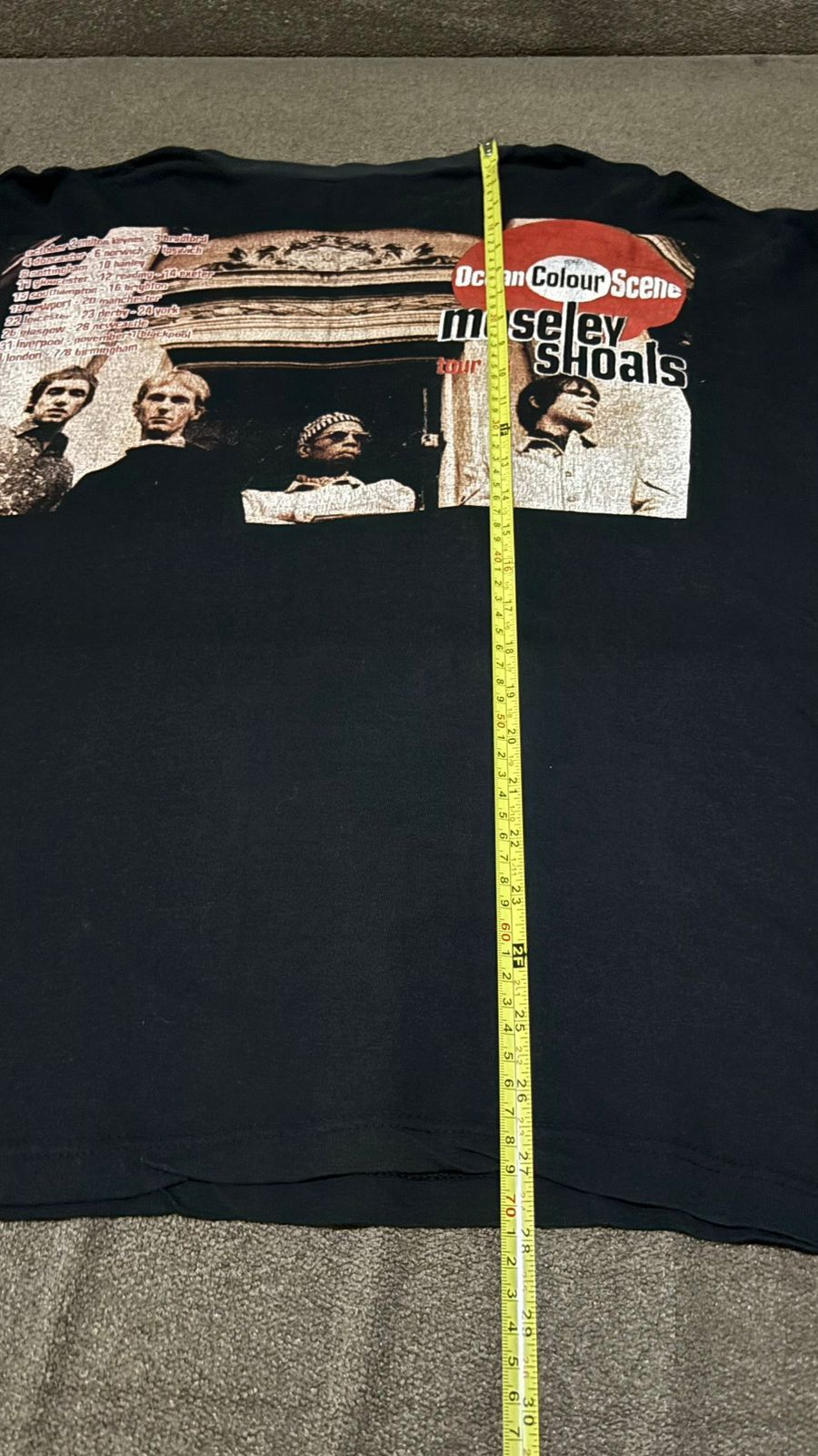 Band Tees Vintage Ocean Colour Scene Tour 1996,Oasis,Radiohead Size US XL / EU 56 / 4 - 10 Thumbnail