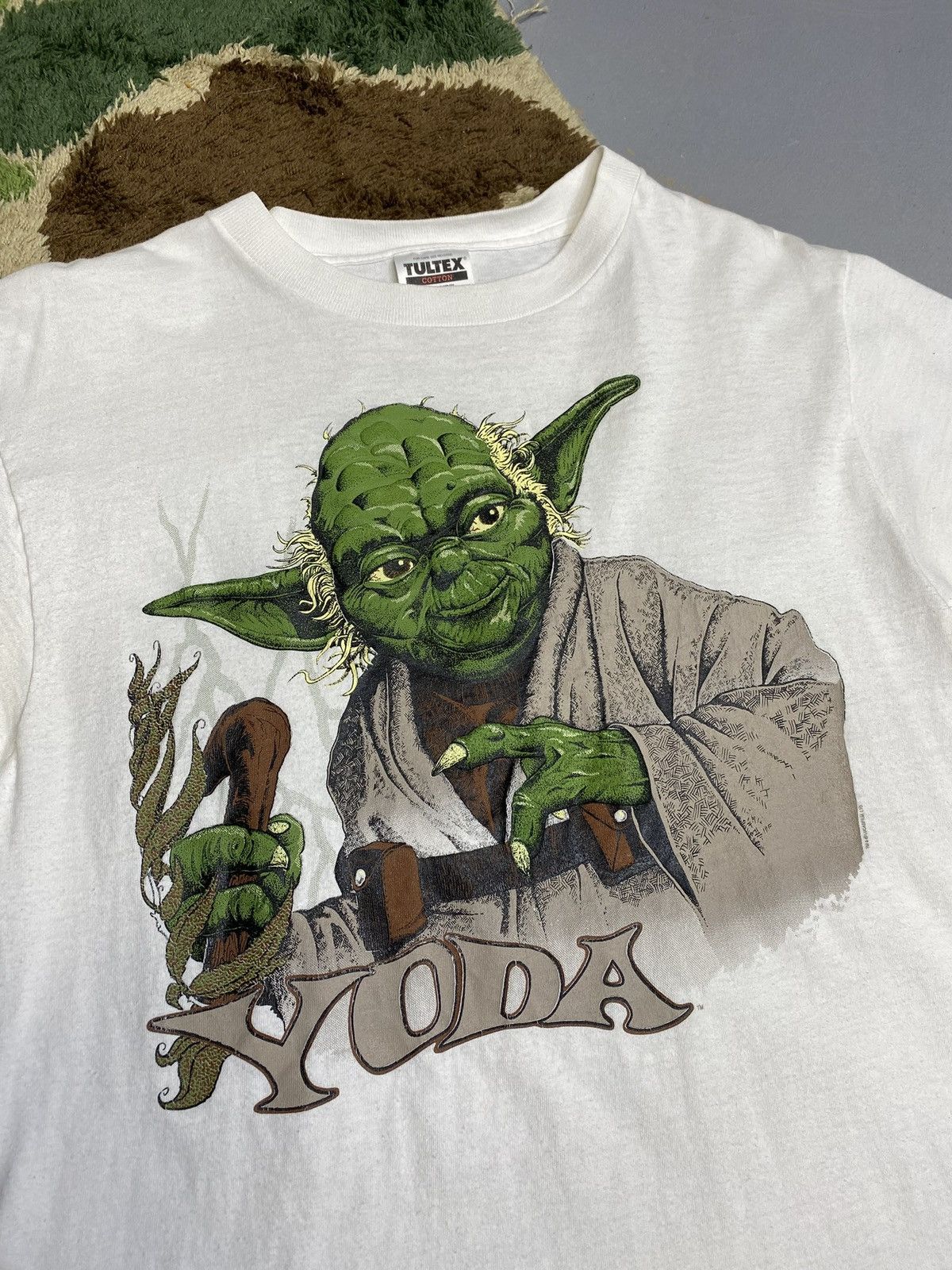 Vintage Vintage 90’s Yoda Star Wars T-Shirt Vtg Movie Tee Medium Size US M / EU 48-50 / 2 - 2 Thumbnail