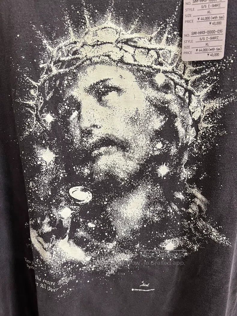 Saint Michael Saint Michael Luminous Jesus Sulphur Dyeing Washing Water Size US XL / EU 56 / 4 - 7 Thumbnail