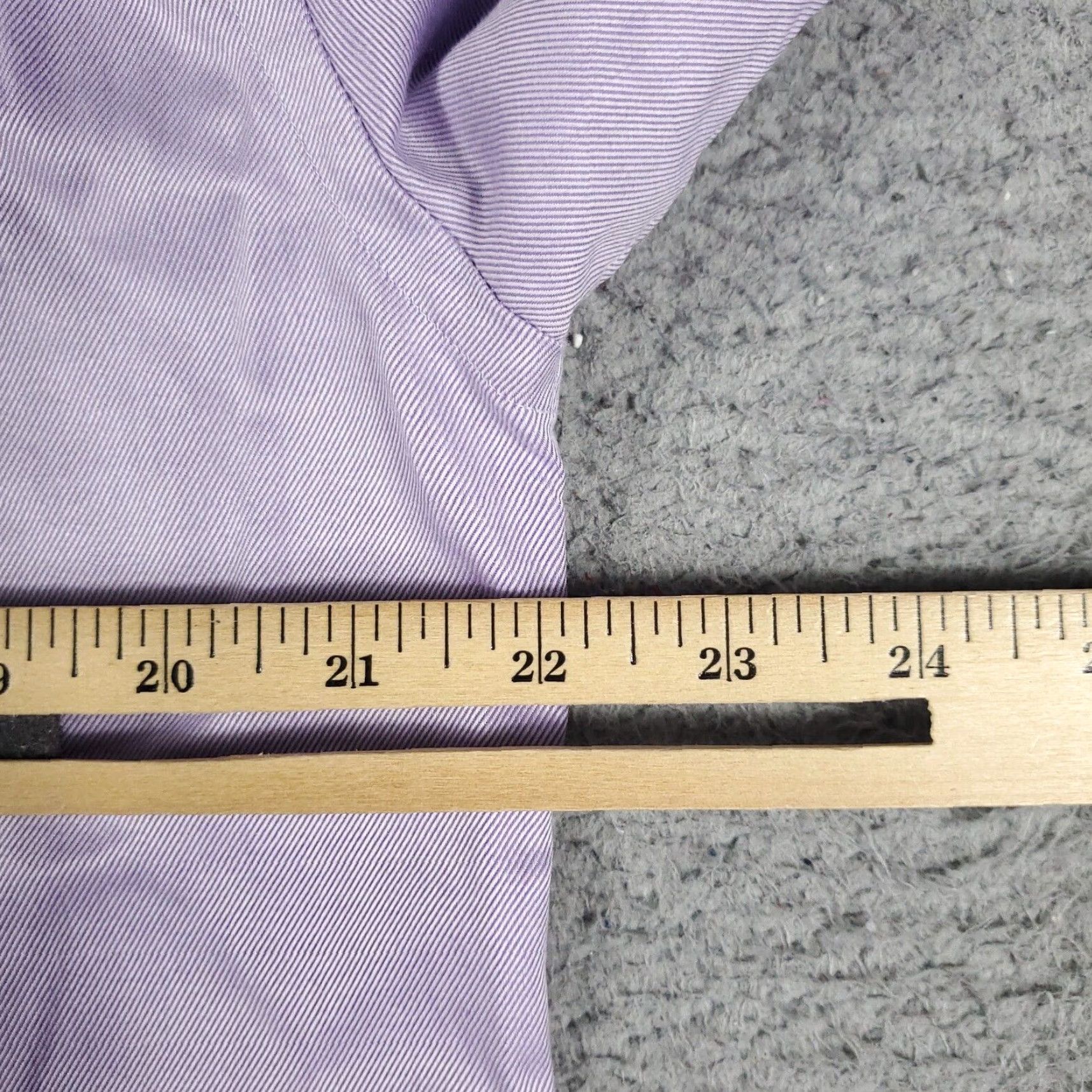 Tommy Hilfiger Tommy Hilfiger Shirt Mens 16 Purple Dress Button Up Long Sleeve Shirt Adult Medium Purple Dress Shirt Classic Modern Preppy Wedding Workwear Mens Size 42R - 7 Thumbnail
