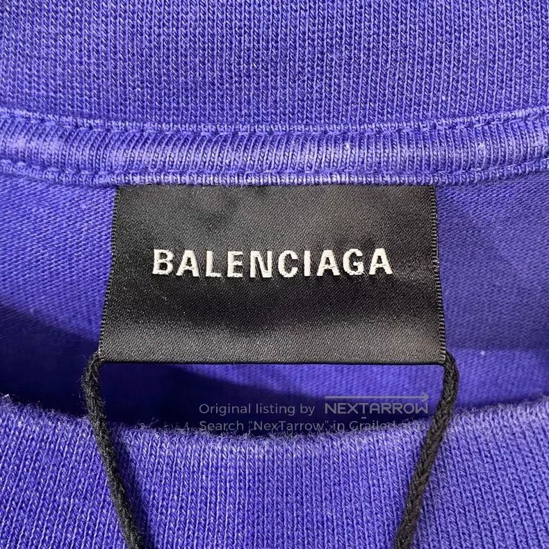 Balenciaga Balenciaga Short sleeve T-shirt with reverse embroidery le Size US M / EU 48-50 / 2 - 5 Thumbnail