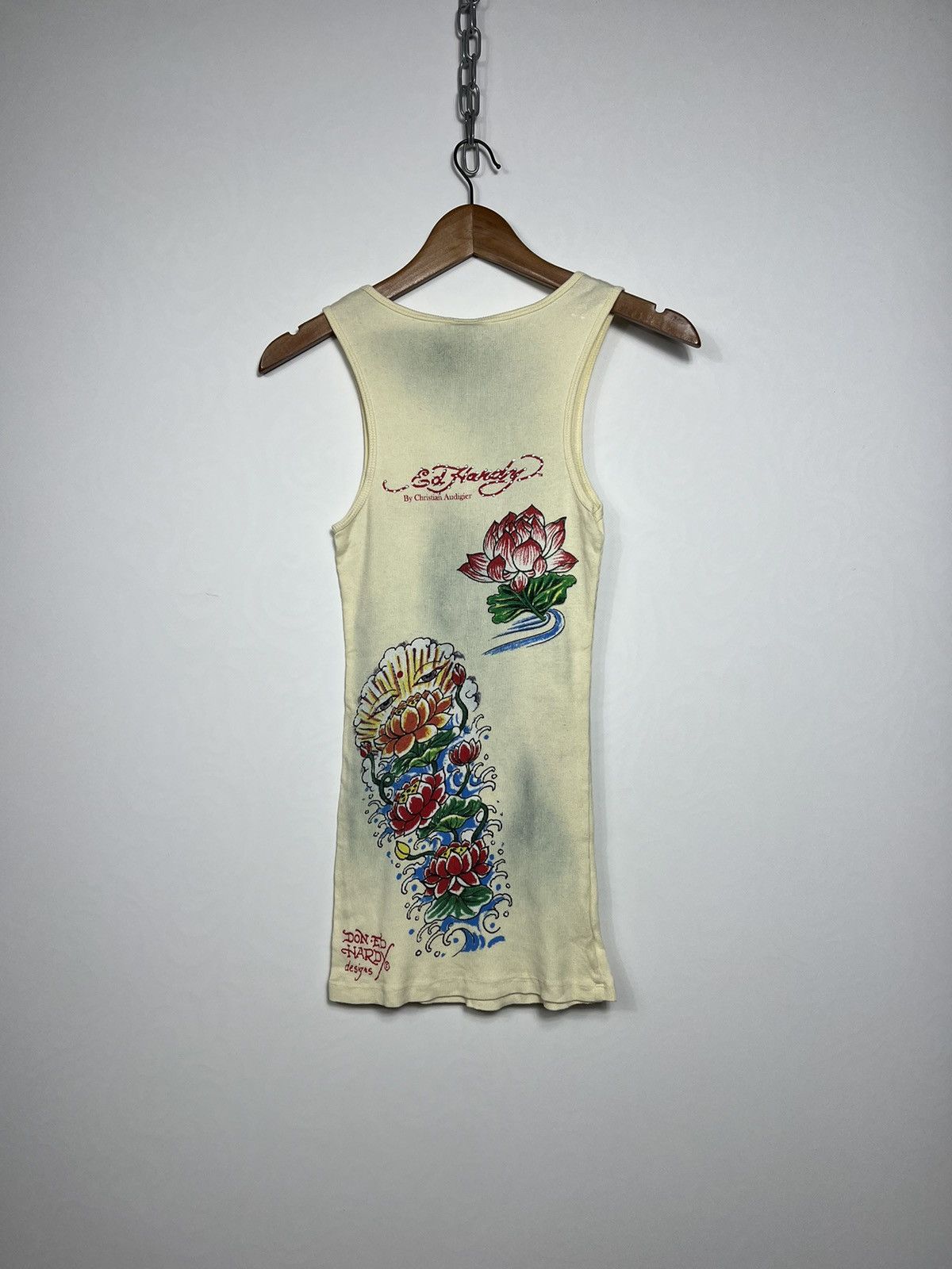 Ed Hardy Vintage Ed Hardy by Christian Audigier Slim Fit Tank Top Tee Size US M / EU 48-50 / 2 - 7 Thumbnail