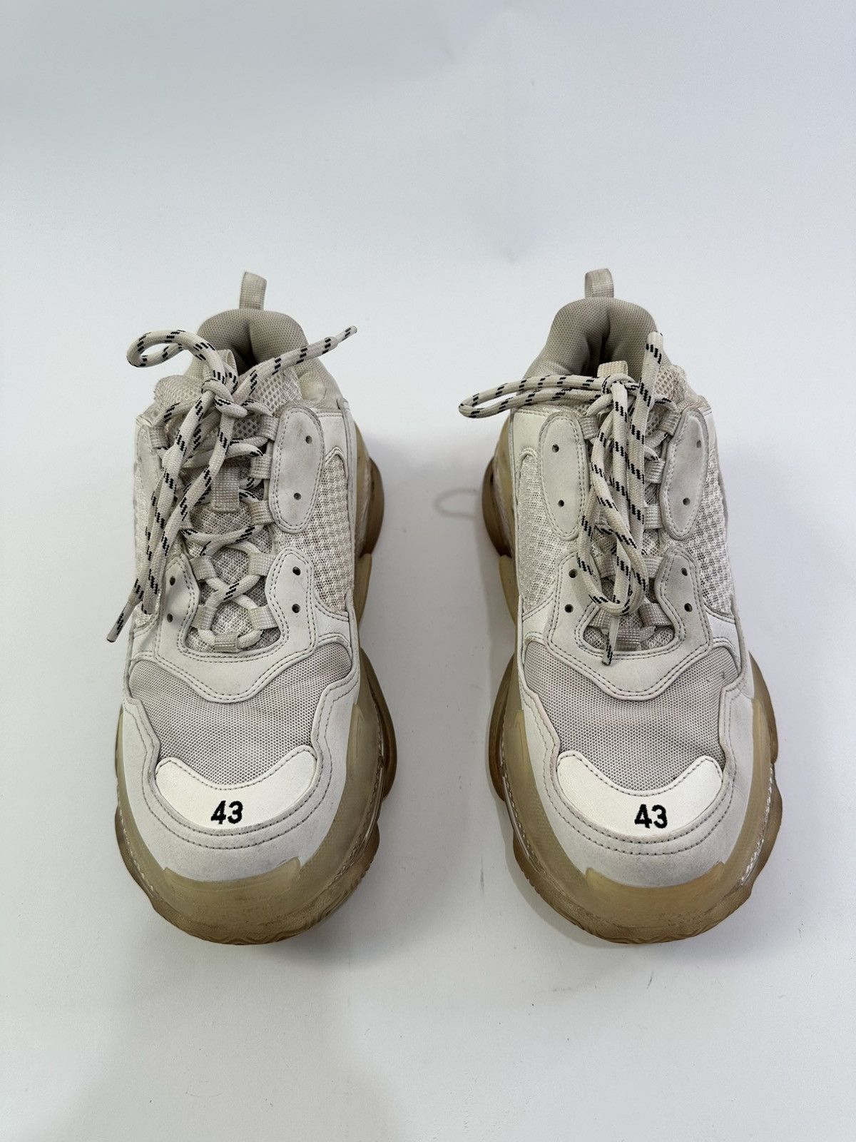 Balenciaga Balenciaga Triple S Red Blue Grey Sneakers | Grailed