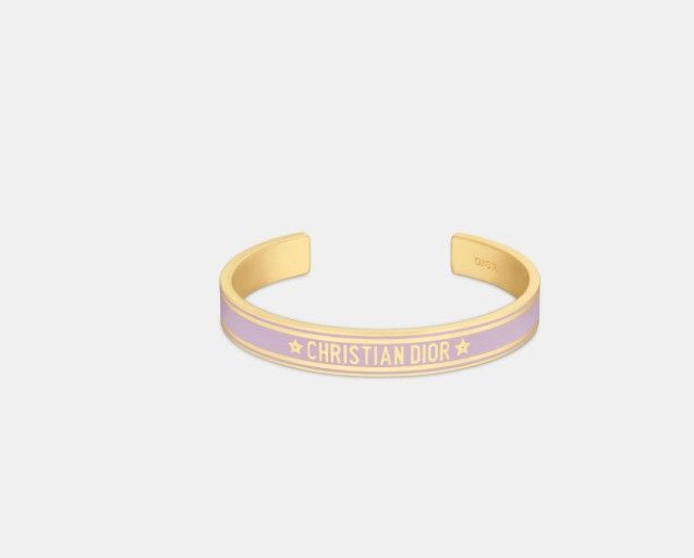 Dior o1w1db11224 Size: OS / Code Bangle in Gold & Lilac Size ONE SIZE - 2 Thumbnail