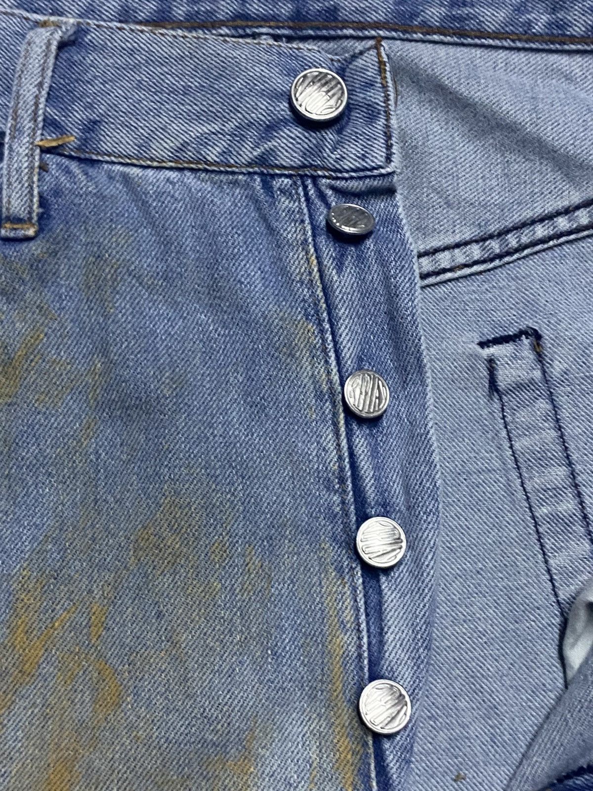 Replay Vintage Replay Mud Wash high Rised Distressed Loose Jeans Size US 32 / EU 48 - 11 Thumbnail