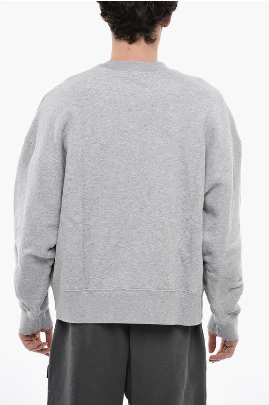 Palm Angels o1y0325 Logo Crewneck Sweatshirt in Grey Size US XS / EU 42 / 0 - 3 Thumbnail