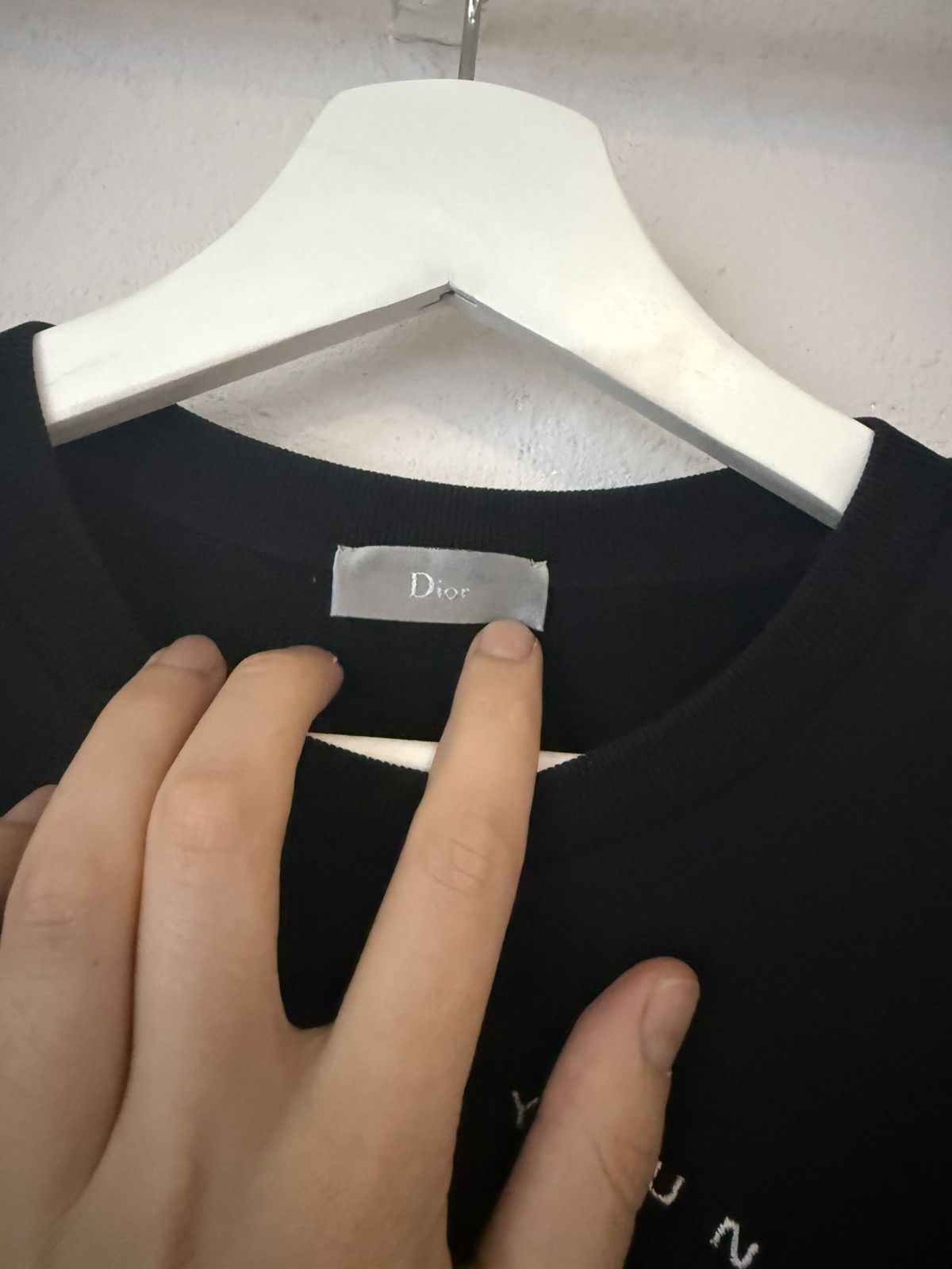 Dior Dior Black Sweatshirt with Circular Logo Print Size US L / EU 52-54 / 3 - 4 Thumbnail