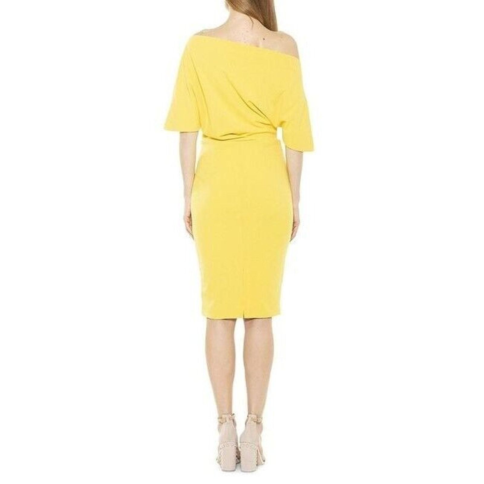 The Unbranded Brand Alexia Admor Women Draped One-Shoulder Dress Size XS Size XS / US 0-2 / IT 36-38 - 2 Thumbnail