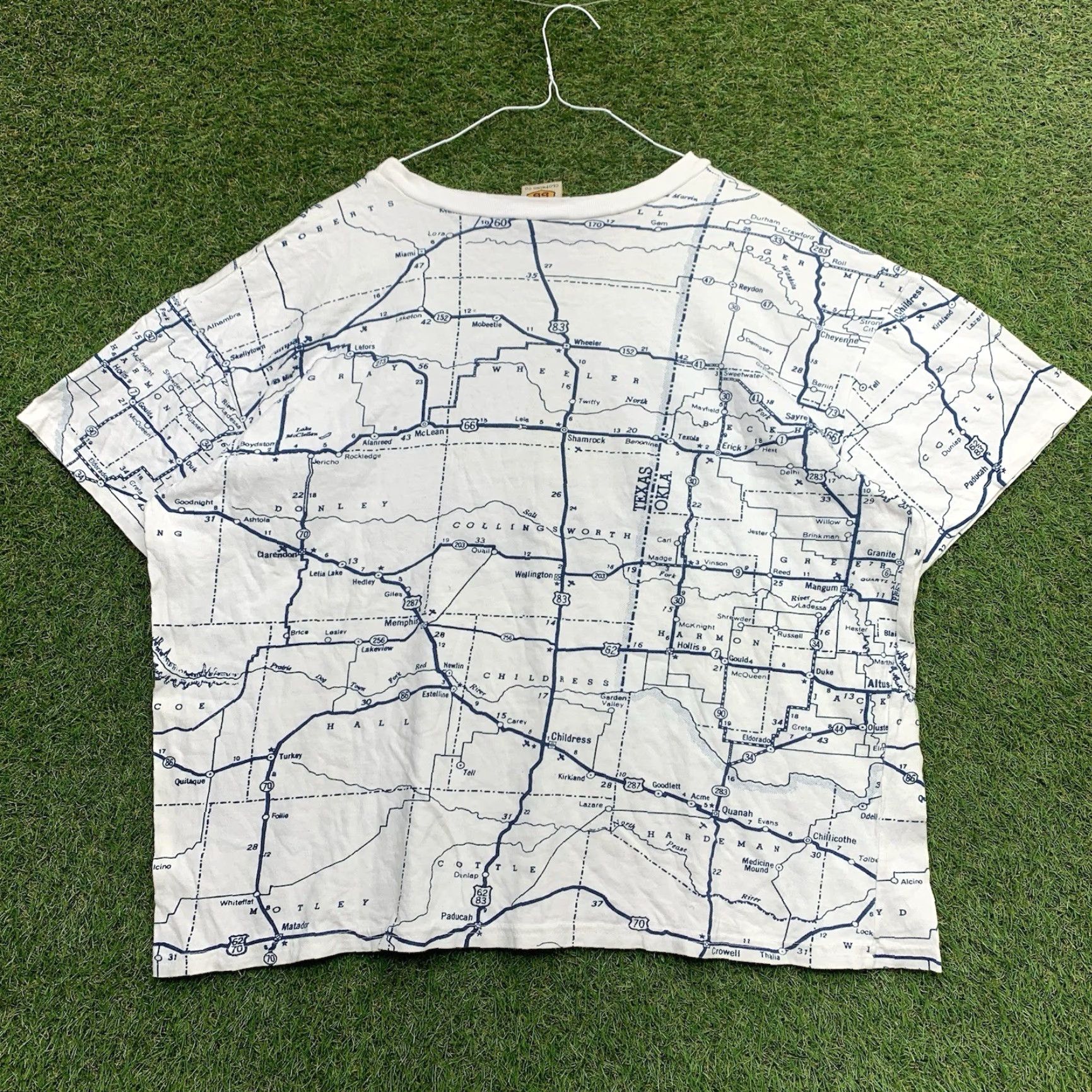 Route 66 VINTAGE Route 66 T-Shirt Mens 2XL Short Sleeve Map Highway 90s Classic USA Size US XXL / EU 58 / 5 - 2 Thumbnail