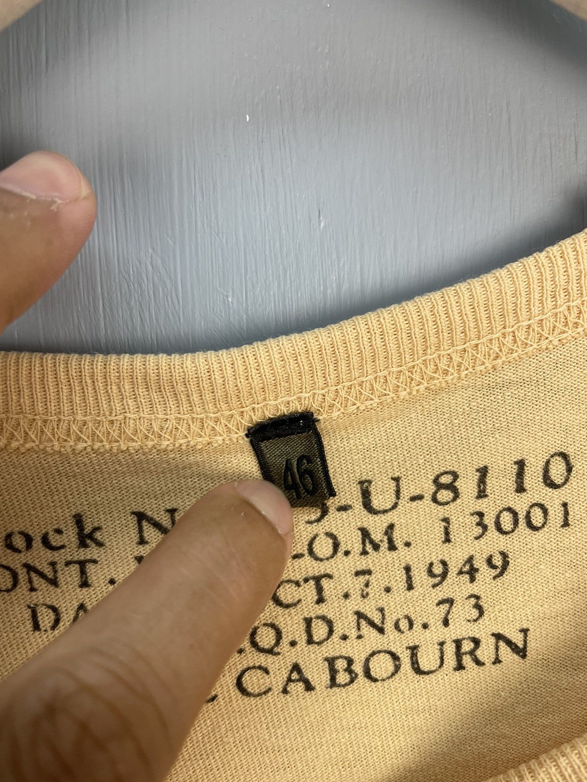 Nigel Cabourn Nigel Cabourn pocket tee Size US M / EU 48-50 / 2 - 6 Thumbnail
