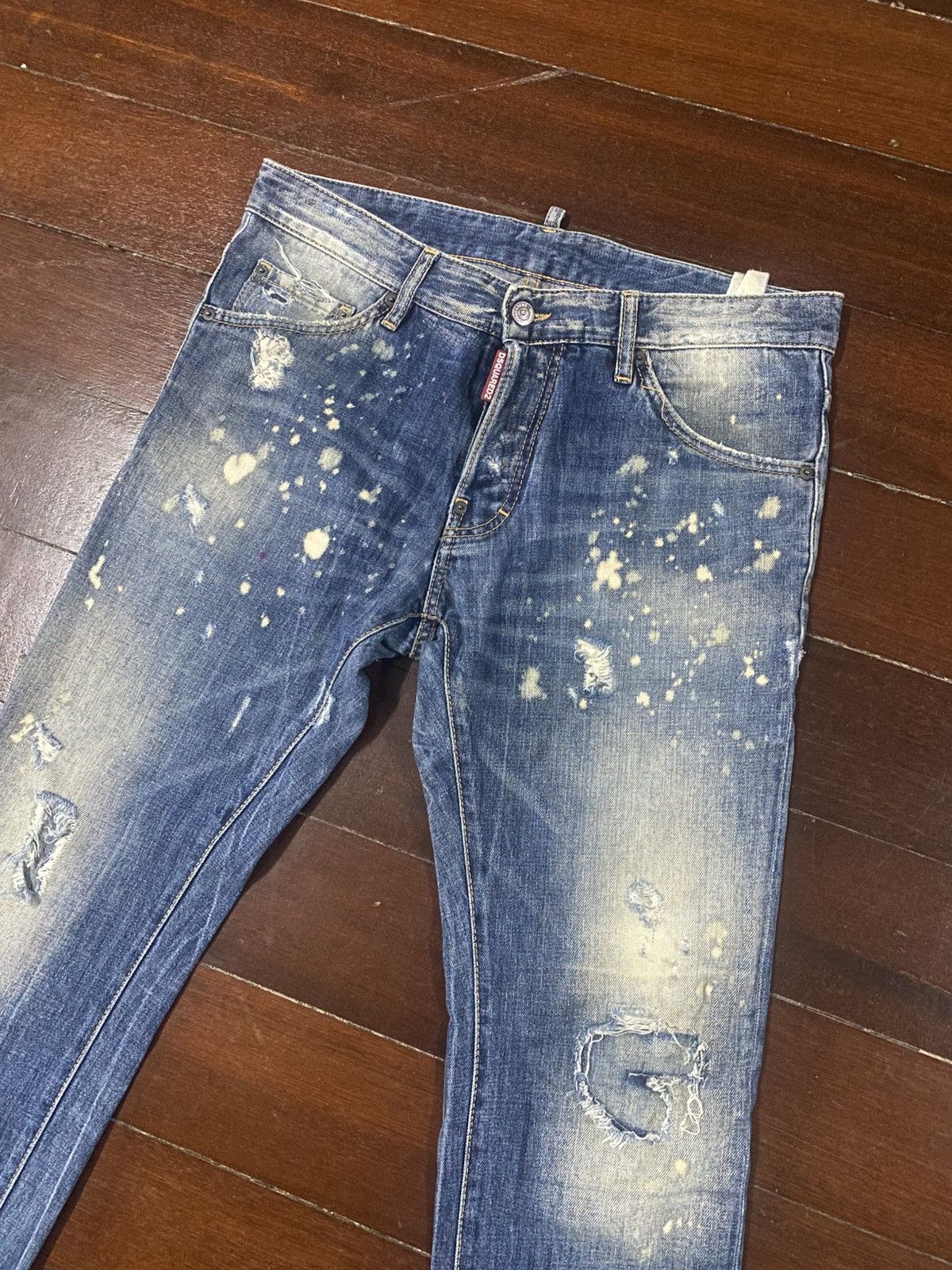 Dsquared2 Rare DSquared2 Jeans distressed splatted Size US 34 / EU 50 - 5 Thumbnail