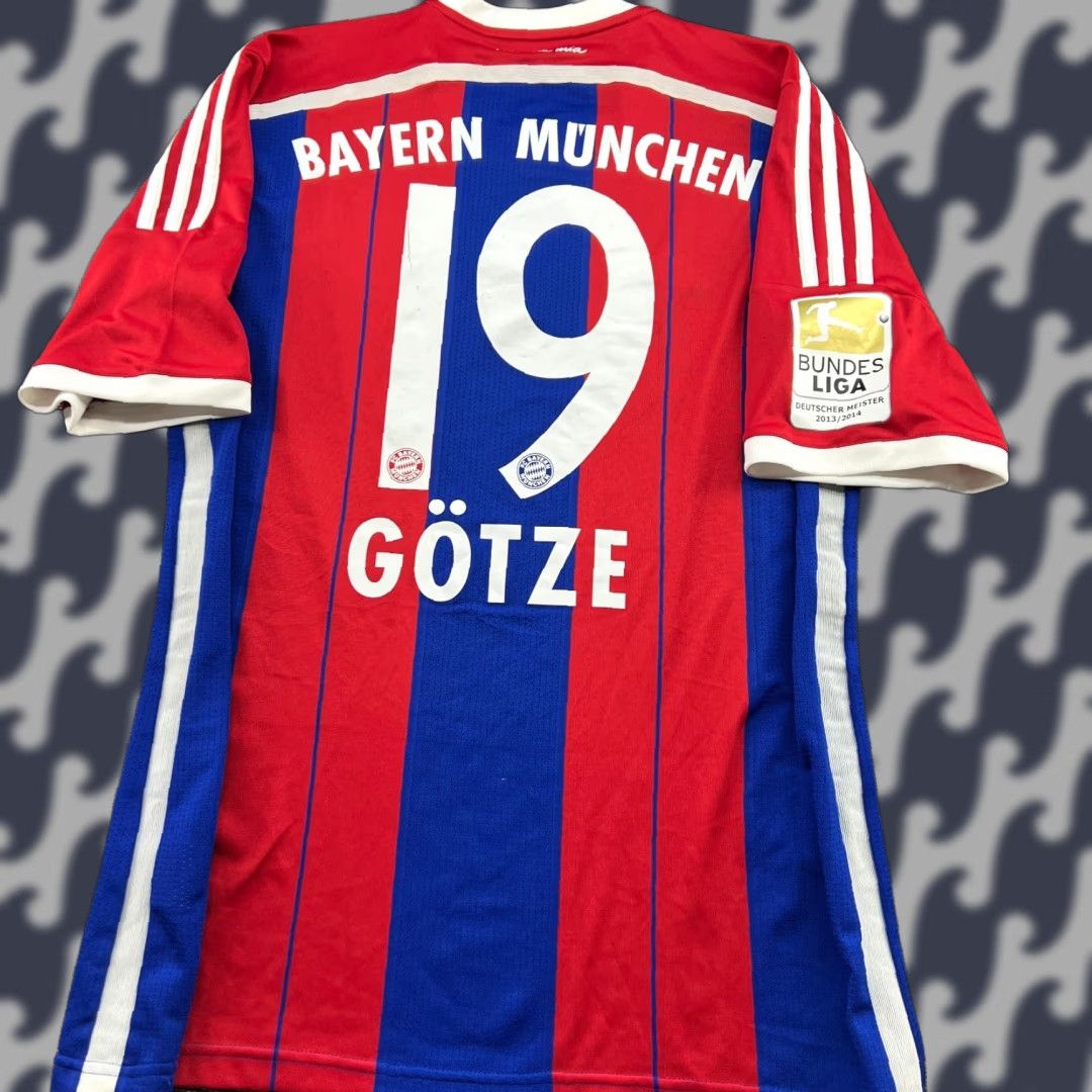 Adidas adidas Bayern Munich 2014 2015 Home Mario Gotze #19 Football Jersey Mens M Multicolor Adult Medium Jersey Mens Football Nike Size US M / EU 48-50 / 2 - 1 Thumbnail
