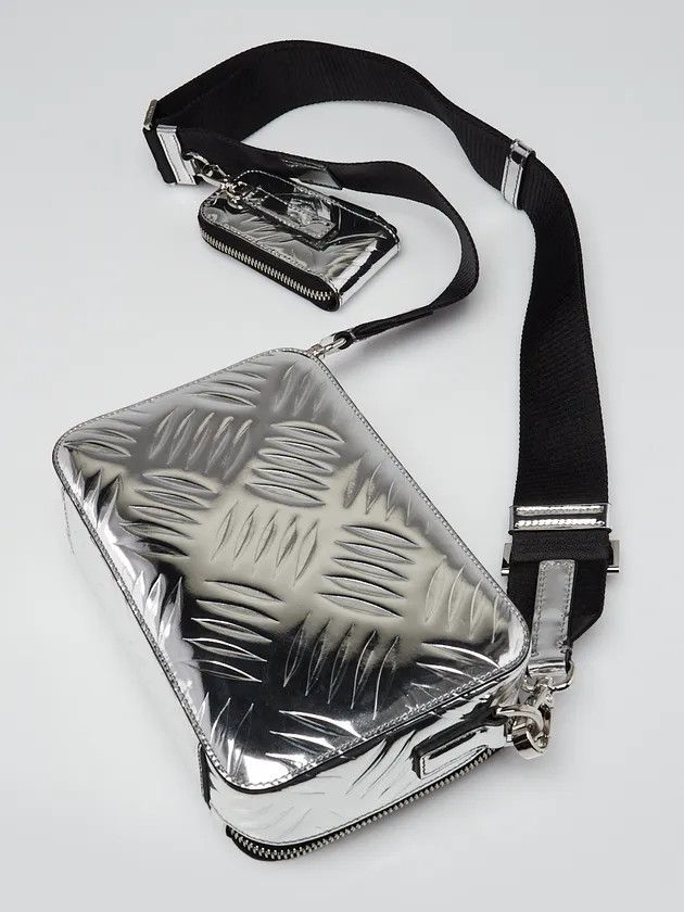 Prada o1mt1gz0225 Size: OS / Brique Belt Bag in Silver/Black Size ONE SIZE - 3 Thumbnail