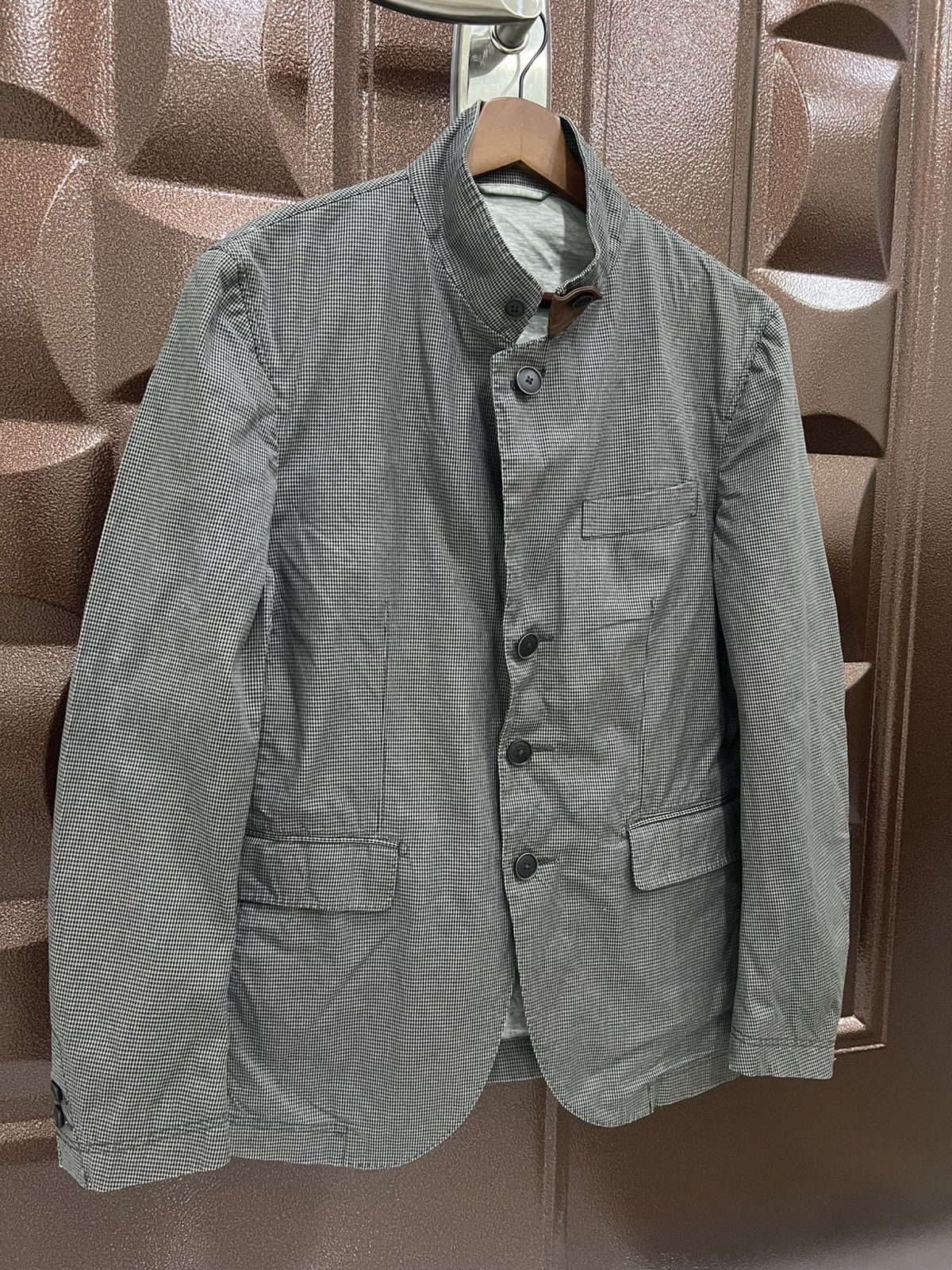 SHIPS SHIPS Casual ButtonUp Checkered Minimalist Blazer Jacket Size 38R - 3 Thumbnail
