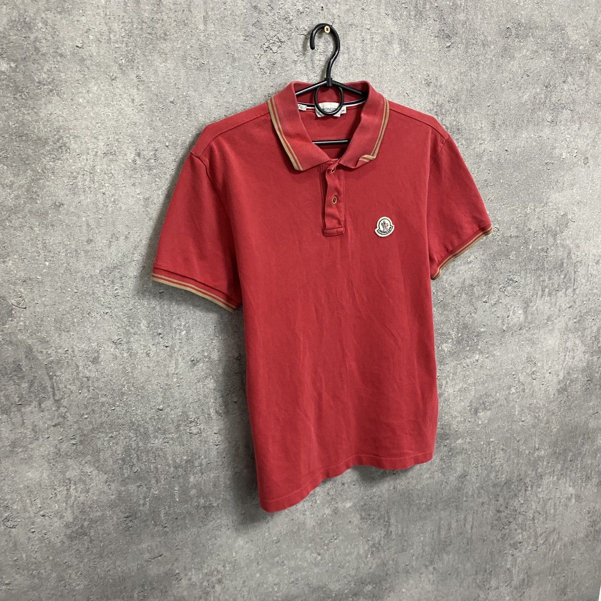 Moncler Moncler Polo T-shirt Size US L / EU 52-54 / 3 - 3 Thumbnail