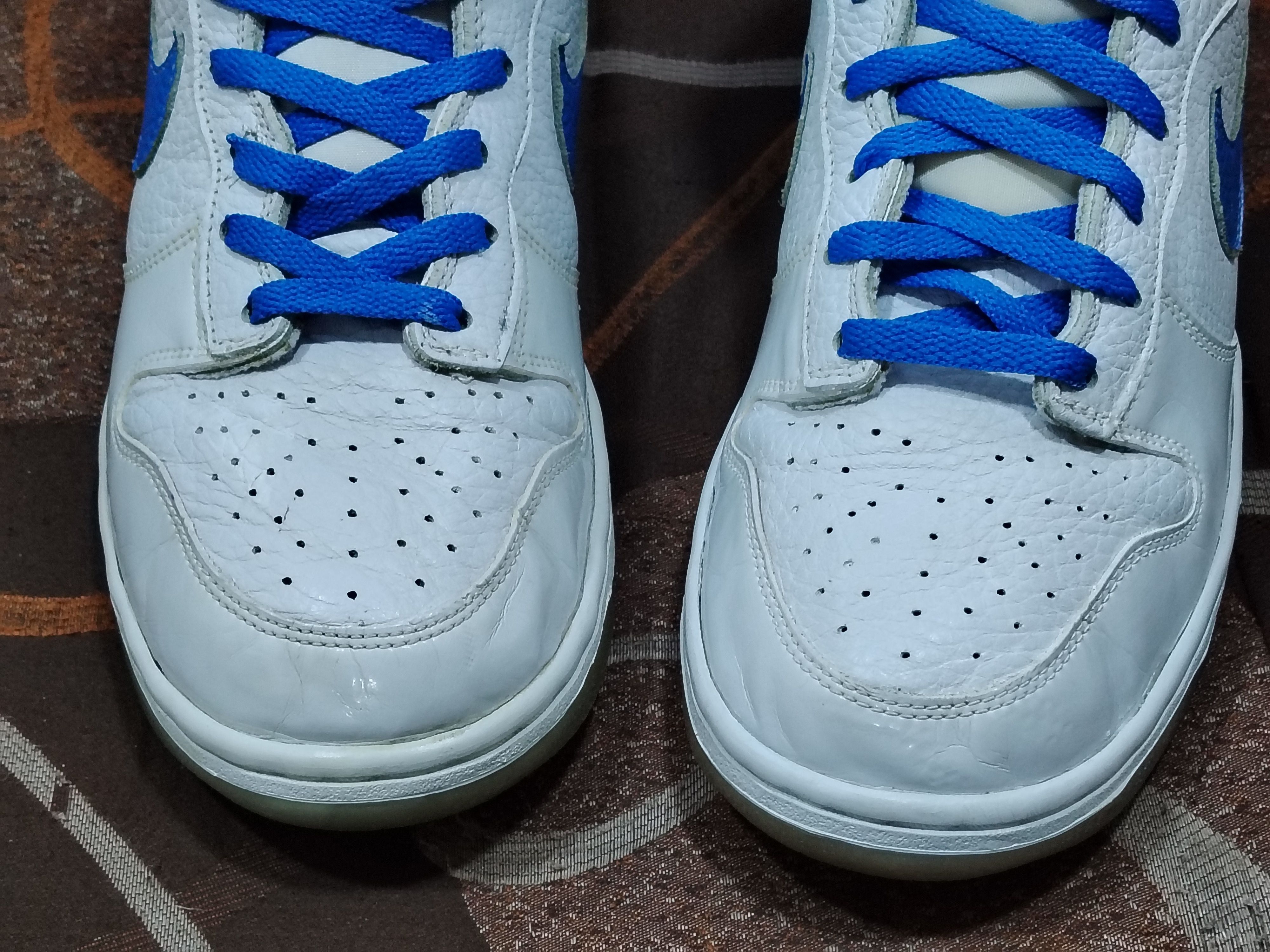 Nike 2002 NIKE DUNK HIGH UNIVERSITY BLUE FOOT 304093-142 US 11.5 Size US 11.5 / EU 44-45 - 7 Thumbnail