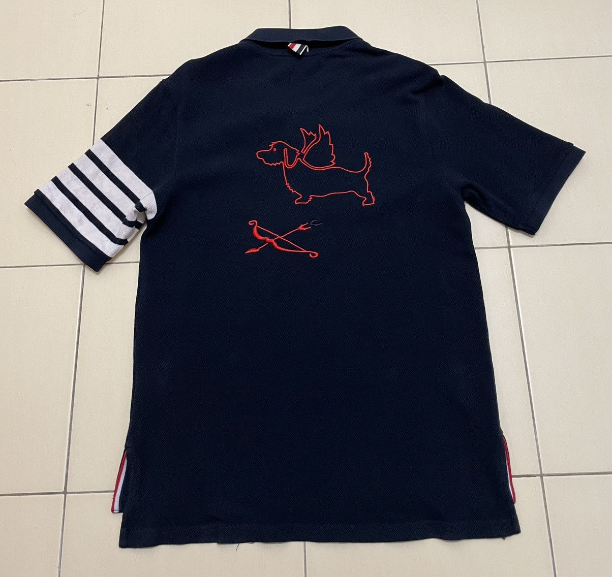 Thom Browne Thom Browne Hector Arrow Polo Shirt Size US M / EU 48-50 / 2 - 1 Thumbnail