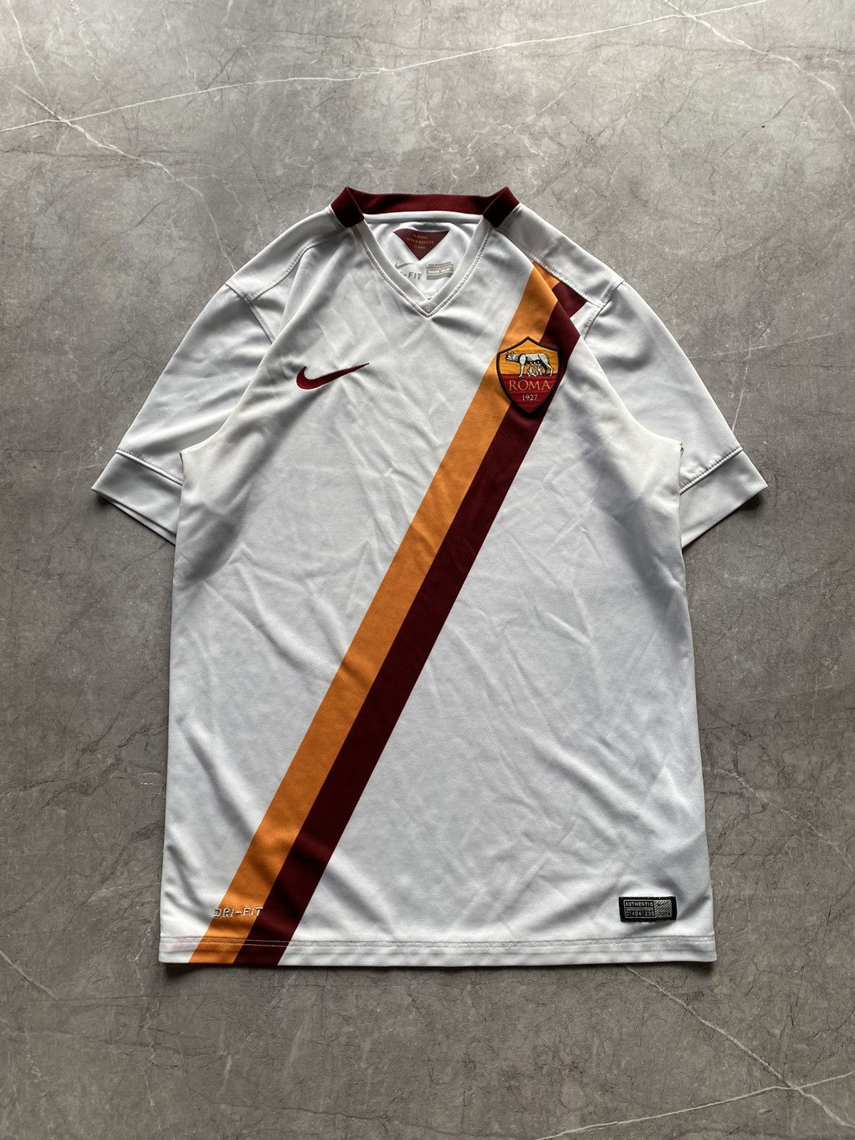 Nike Vintage 2014/15 Nike AS Roma Away Soccer Football Jersey Size US S / EU 44-46 / 1 - 2 Thumbnail