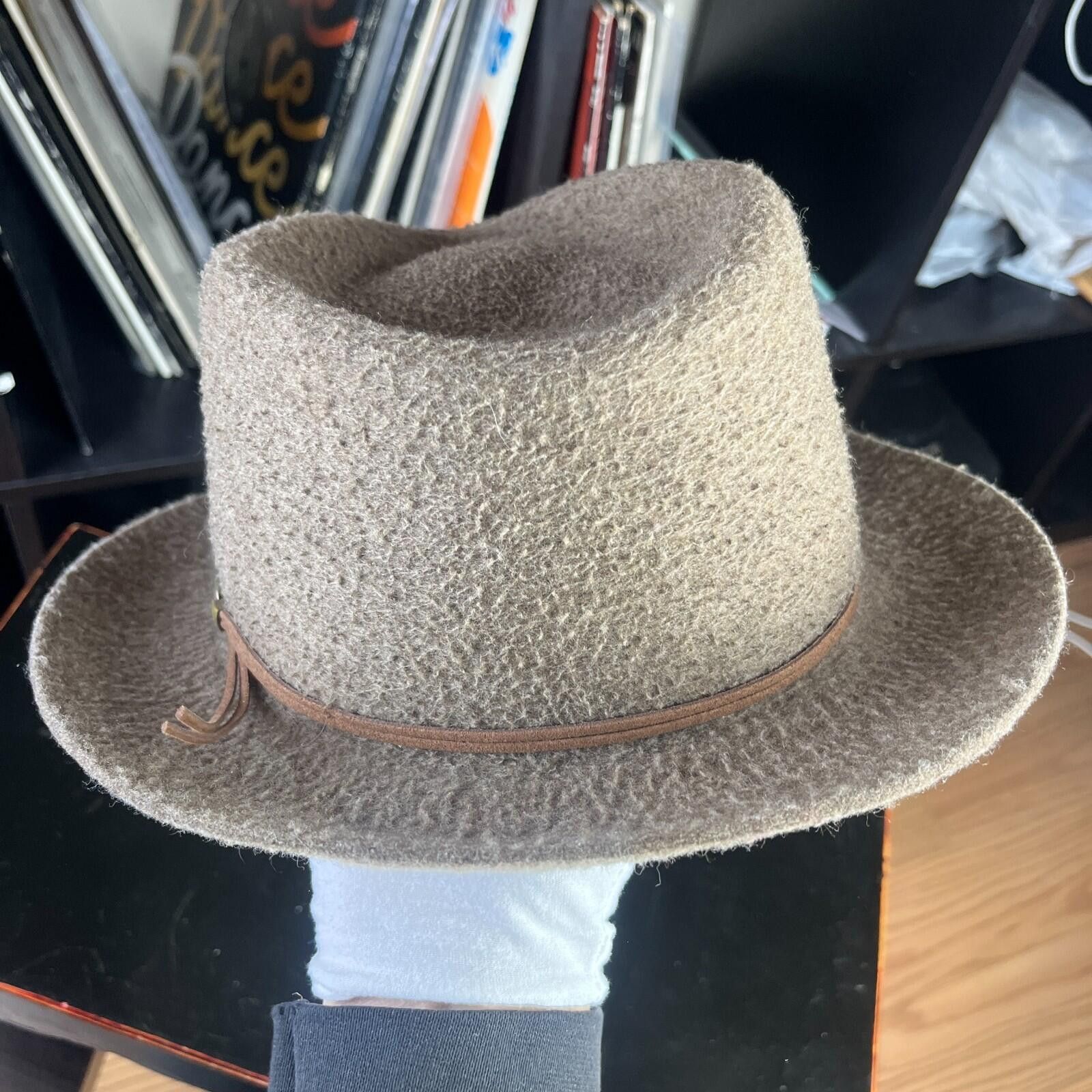 Kangol Vintage Kangol Fedora Hat Medium Wool Snap Carter Size ONE SIZE - 4 Thumbnail