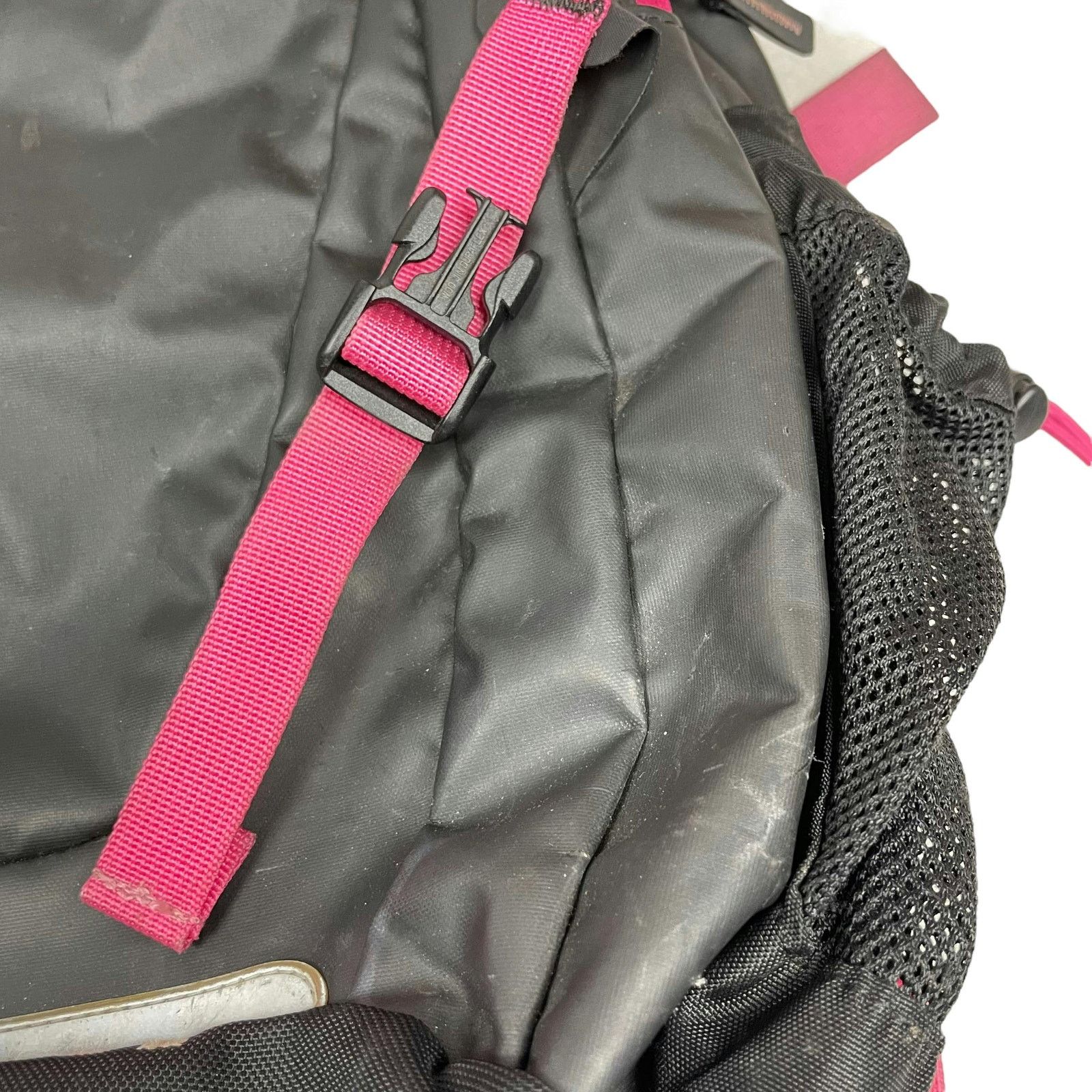 The North Face The North Face Hot Pepper Womens Black Pink Outdoor Backpack Size ONE SIZE - 3 Thumbnail