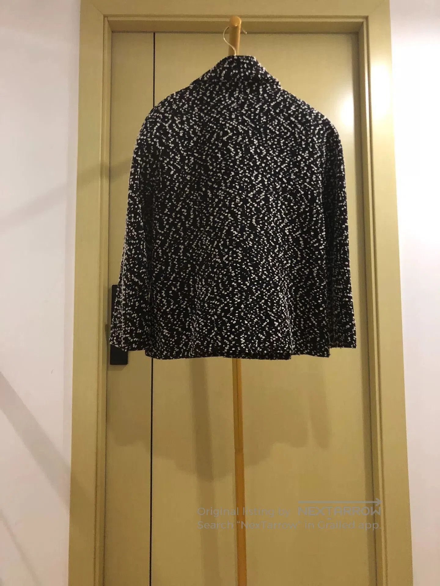 Chanel Black and White Tweed Jacket.