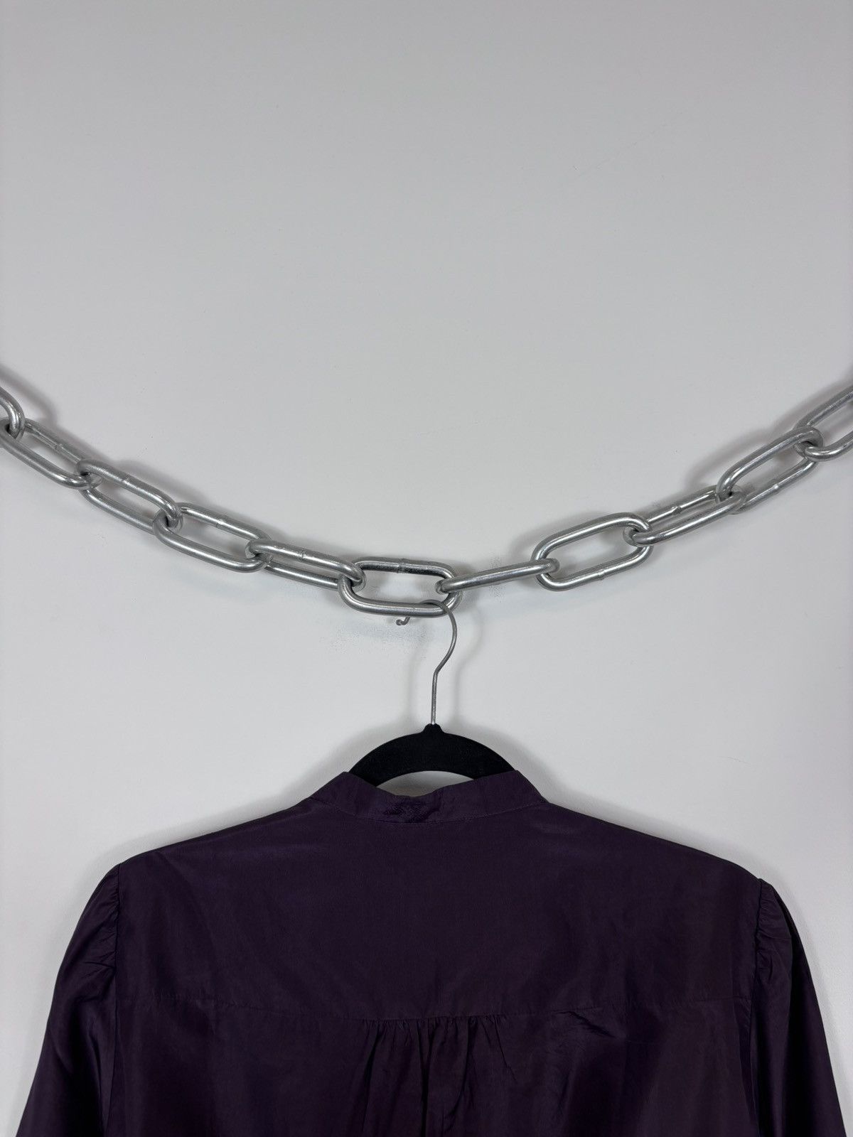 Moschino Moschino Cheap And Chic Ruffle Silk Long Sleeve Blouse Shirt Size L / US 10 / IT 46 - 14 Thumbnail